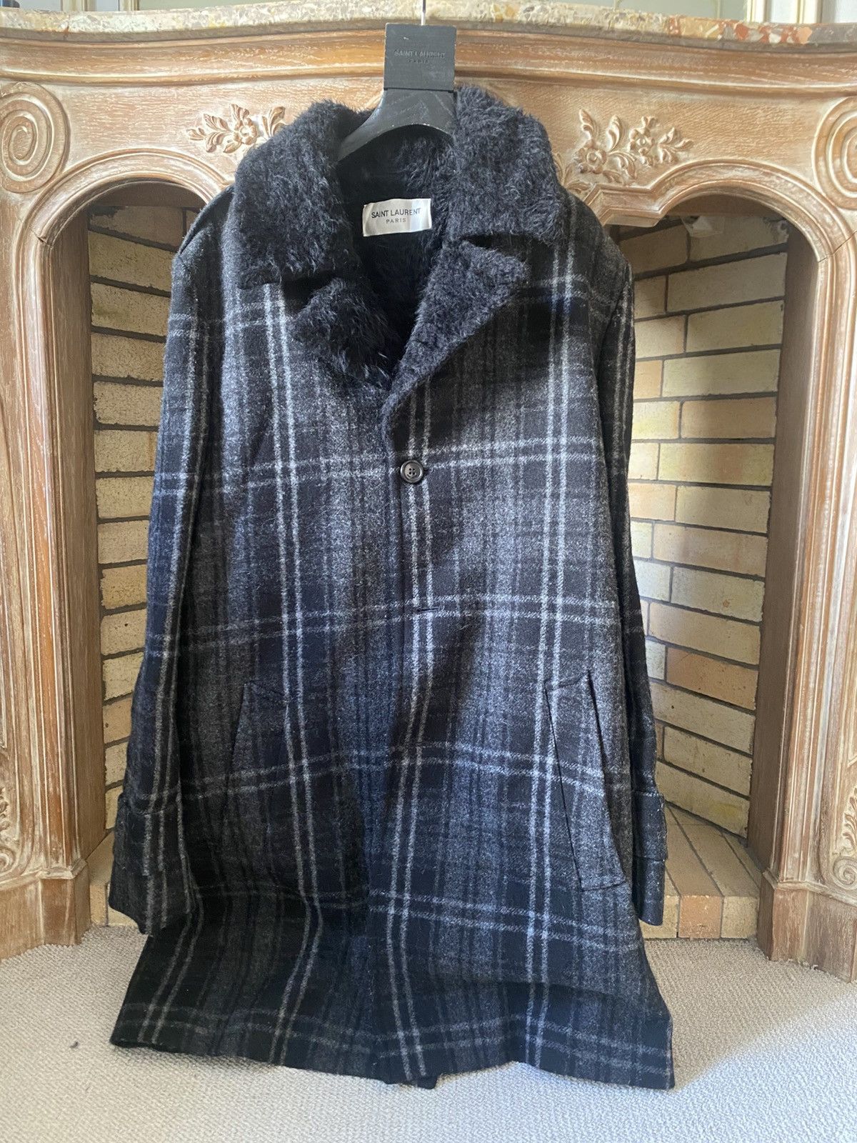 Saint Laurent Paris Saint Laurent Alpaga Winter Coat Size US M / EU 48-50 / 2 - 1 Thumbnail