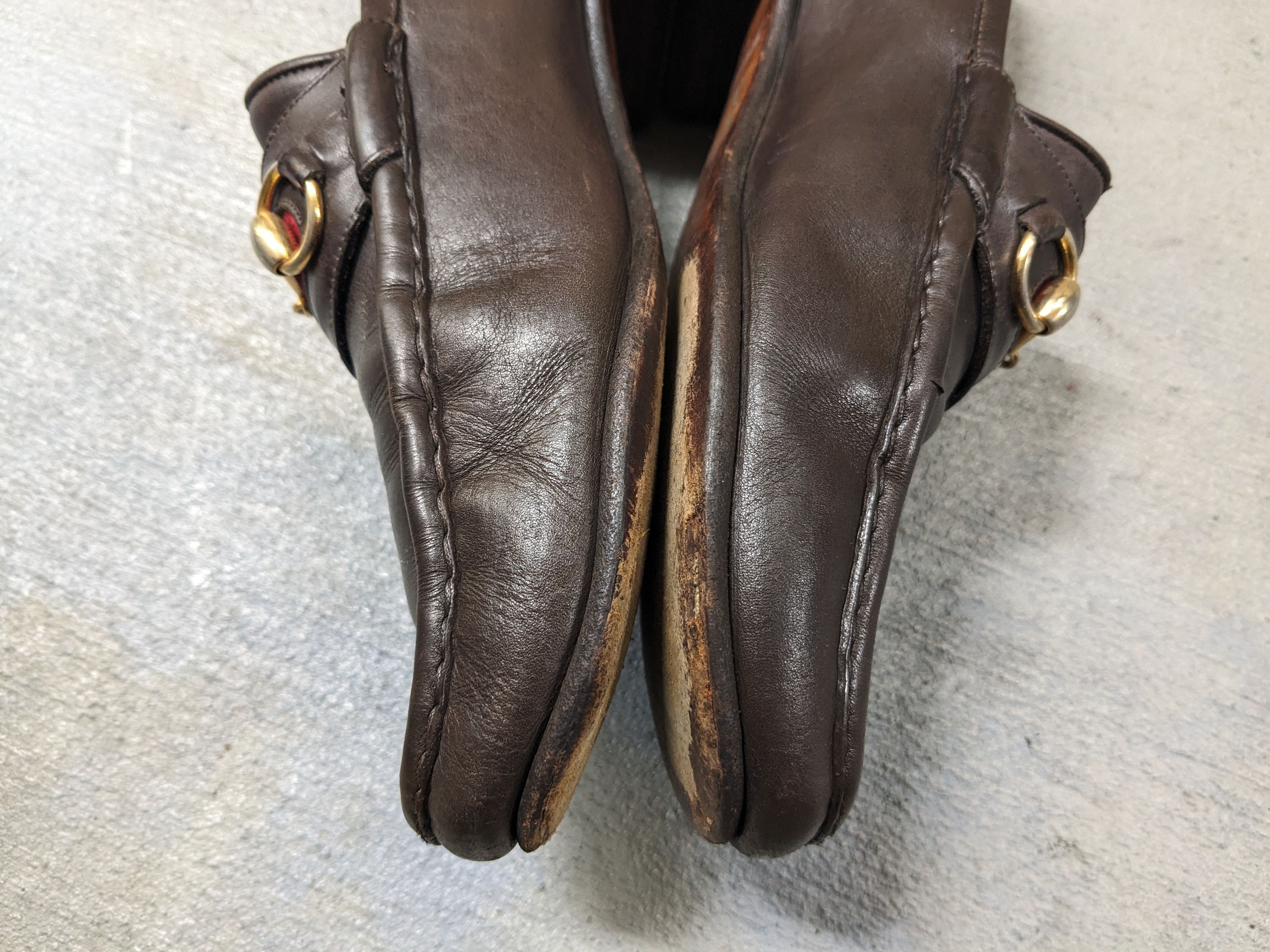 Gucci Vintage Gucci Horsebit Loafers Brown 10 Slip Ons Buckle Size US 10 / EU 43 - 9 Thumbnail