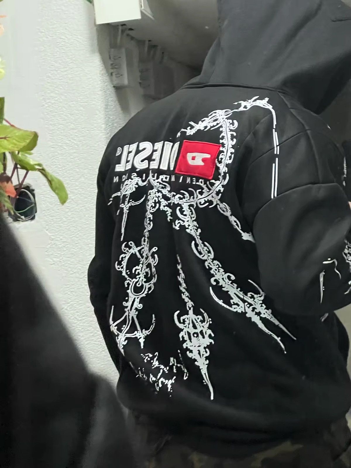 Japanese Brand × Streetwear Gothic Cyber Sigilism Y2K Zip Up