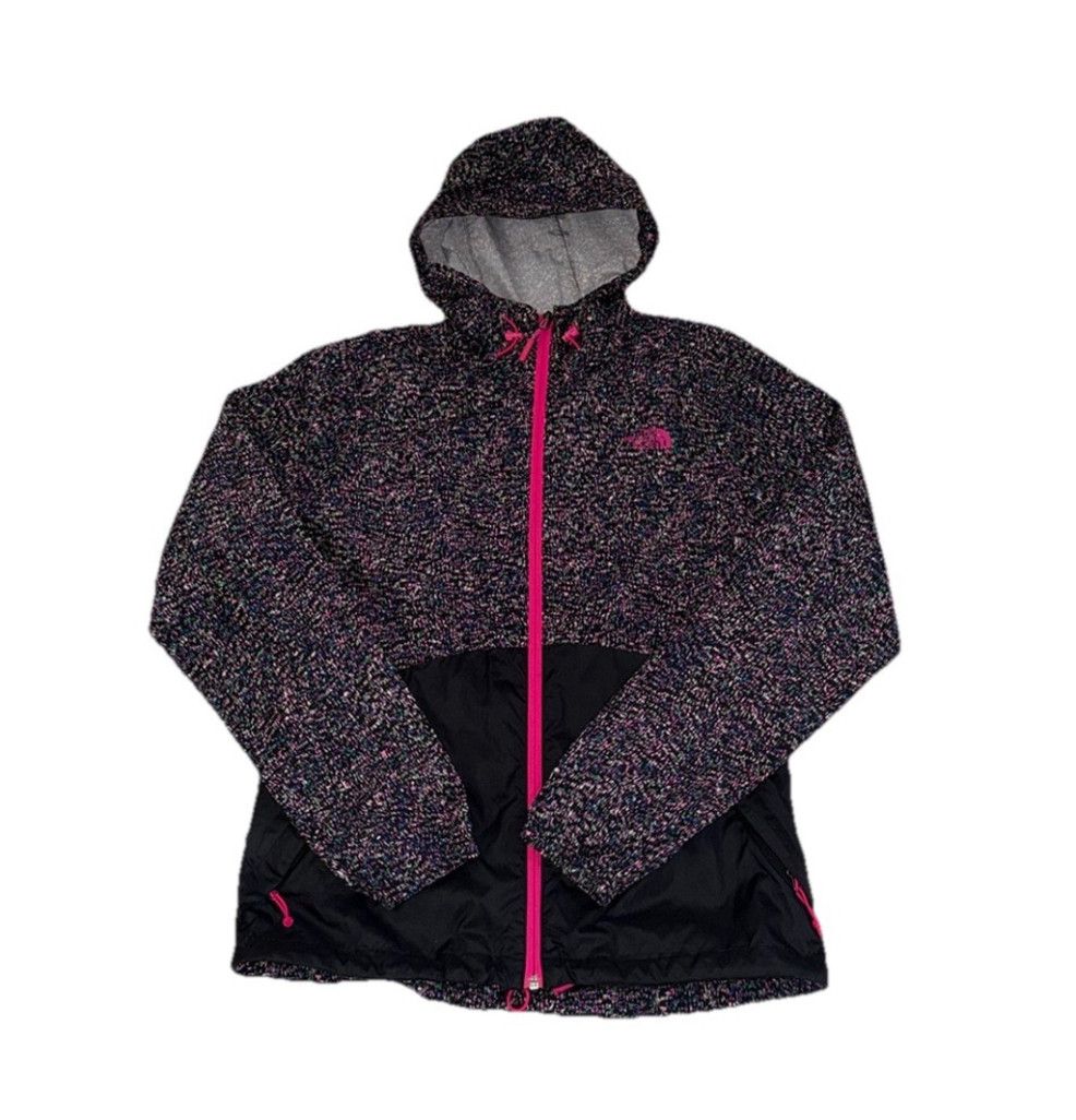 The North Face The North Face Womens Raincoat Black Pink Full Zip Logo M Size M / US 6-8 / IT 42-44 - 1 Thumbnail