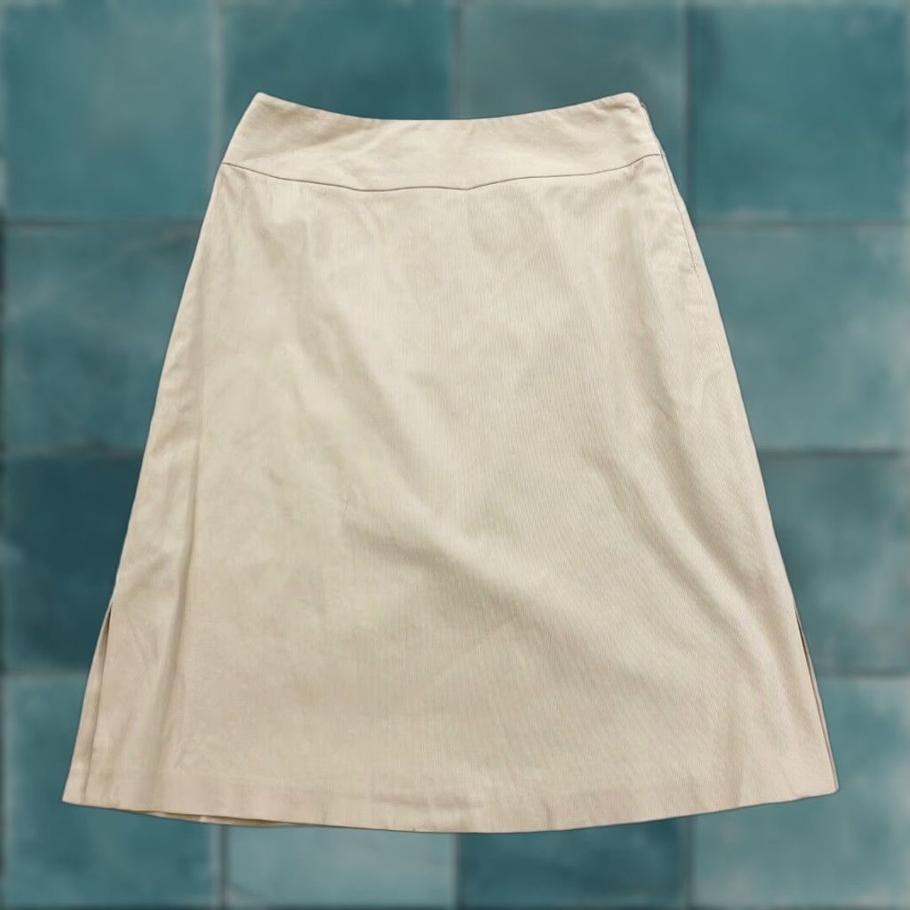 Banana Republic Banana Republic Skirt Womens Size 4 Beige Stretch A-Line Regular Skirt Women 4 Beige Stretch Size 27" / US 4 / IT 40 - 1 Thumbnail