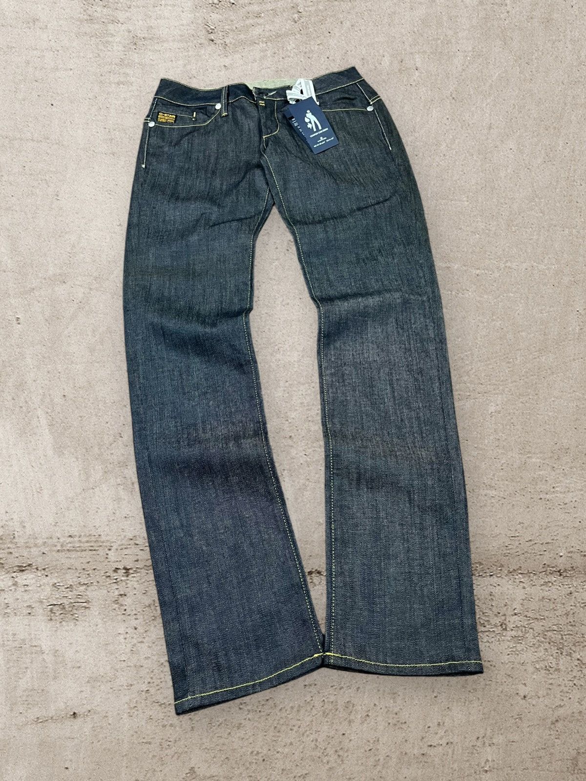 G-Star Vintage G-star raw 31x34 midge skinny black jeans pants @212 Size US 30 / EU 46 - 2 Thumbnail
