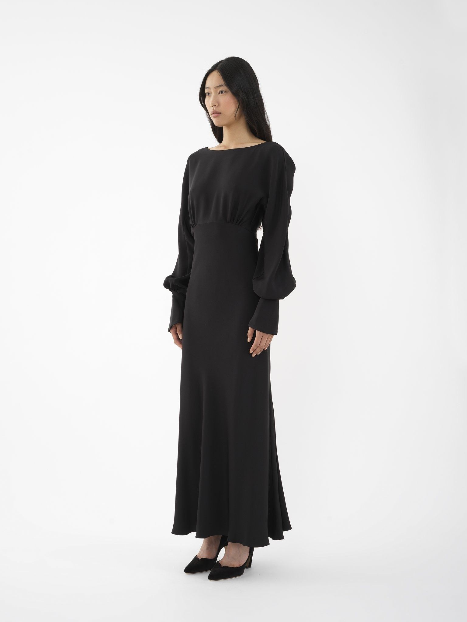 Chloe o1loc1c0325 CHC24 Dress in Black Size L / US 10 / IT 46 - 3 Thumbnail