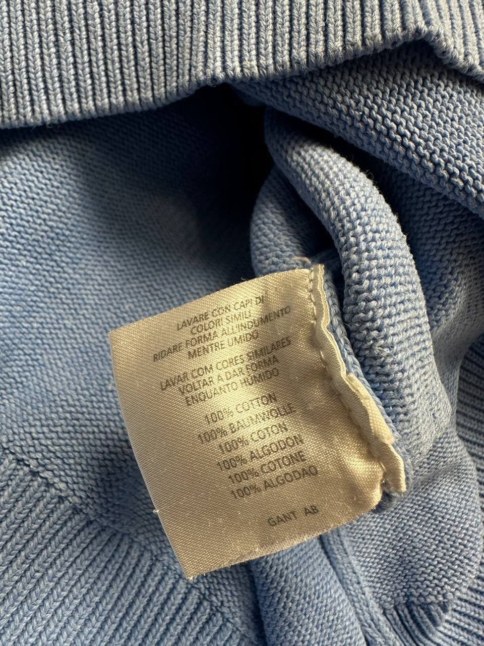 Gant Vintage Gant Sweater, Size M – Classic Light Blue Knit Size US M / EU 48-50 / 2 - 5 Thumbnail