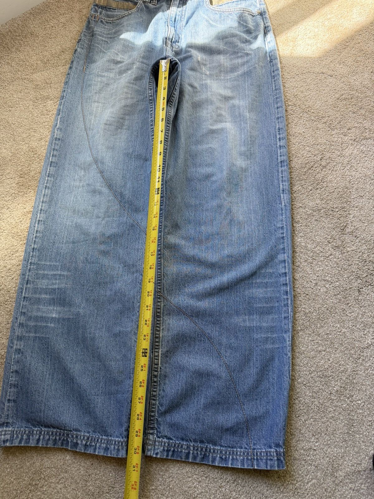 Rocawear Rocawear Jeans 34x34 Y2K Baggy Blue Denim RW Logo Size US 34 / EU 50 - 9 Thumbnail