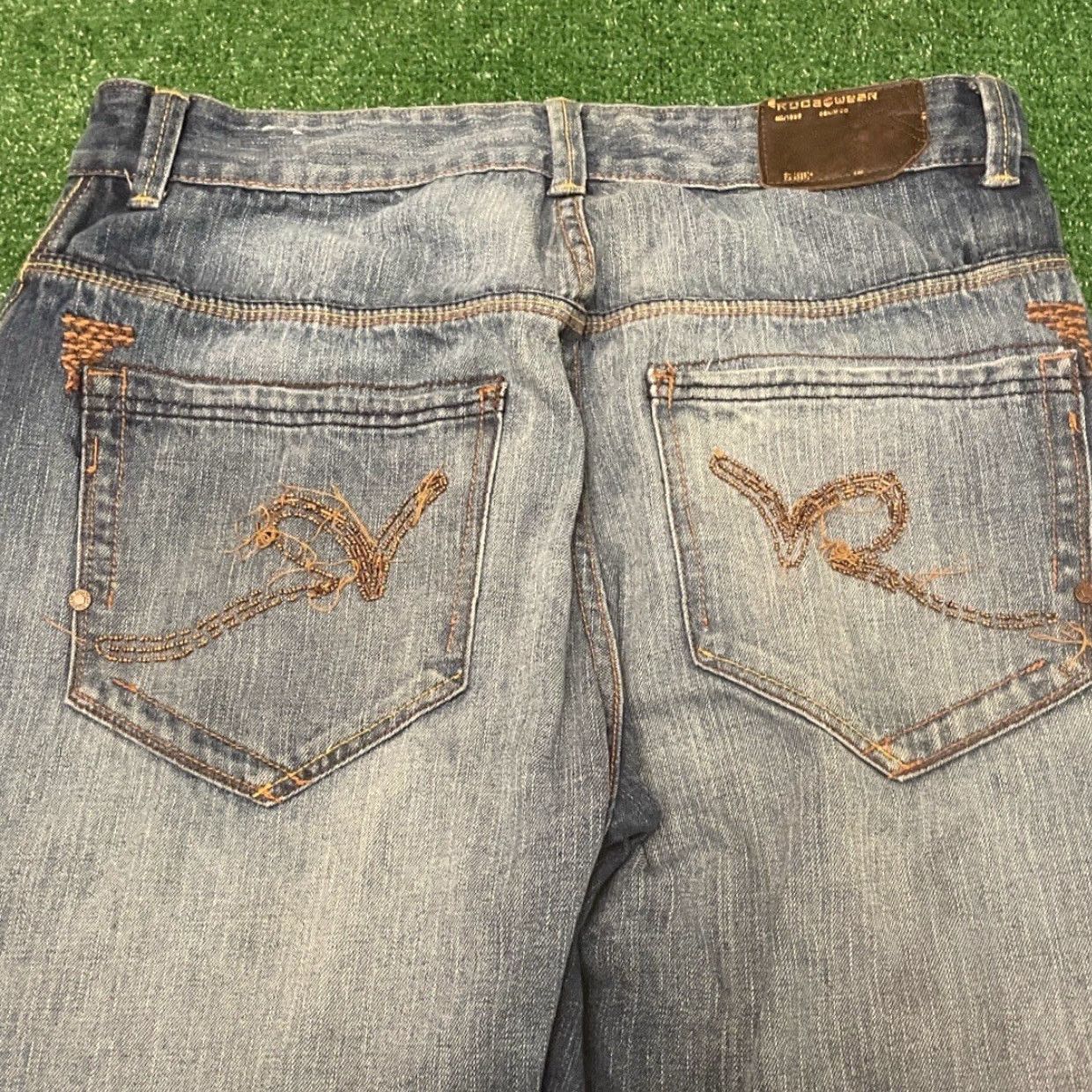 Rocawear VINTAGE Rocawear Baggy Jeans Mens Size 36 Wide-Leg Pockets Logo Grunge Skater Y2K 90s Hip Hop Mens Size US 36 / EU 52 - 5 Thumbnail