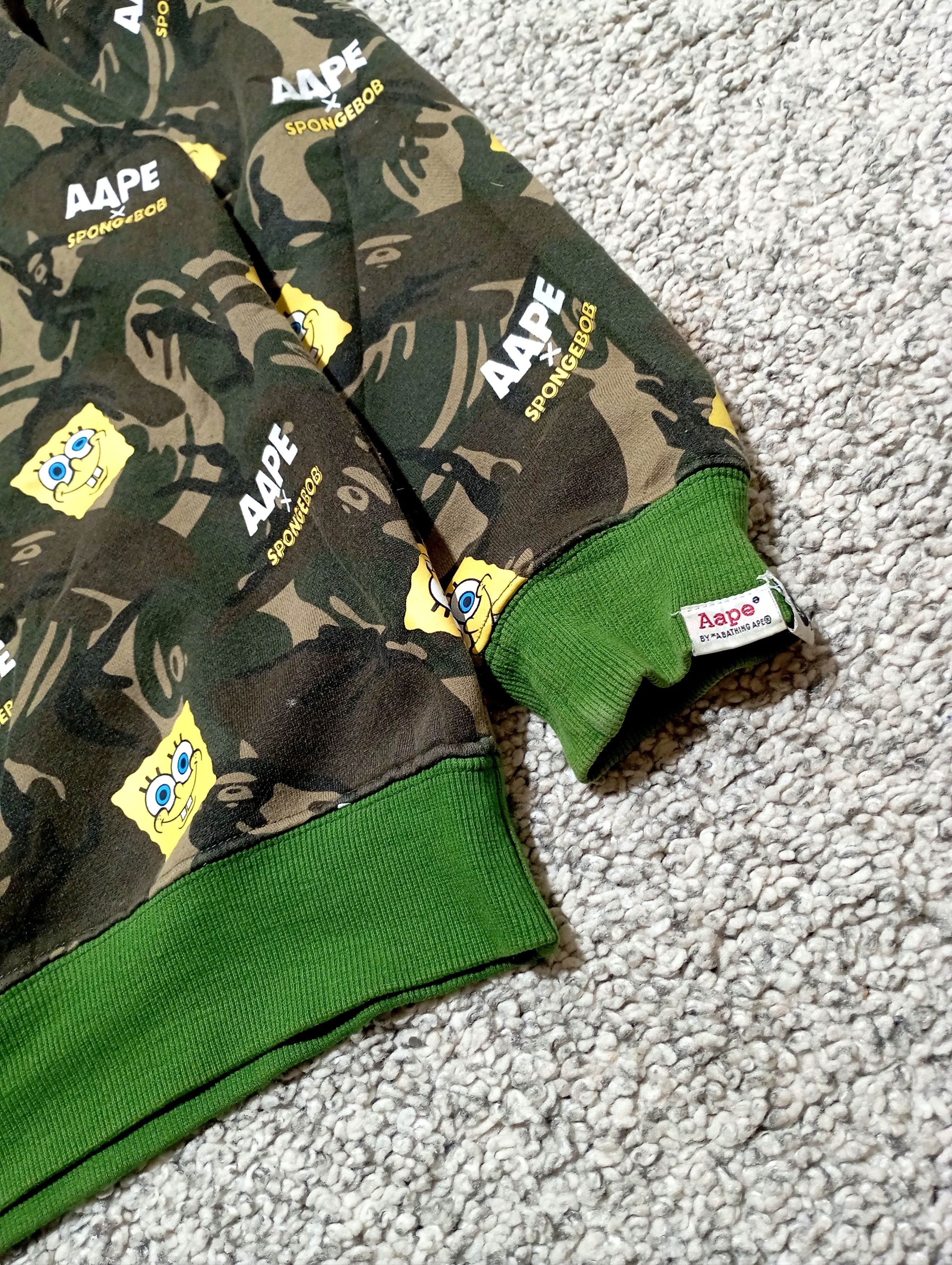 Aape Aape by A Bathing Ape x SpongeBob Crewneck Sweatshirt Size US XL / EU 56 / 4 - 7 Thumbnail