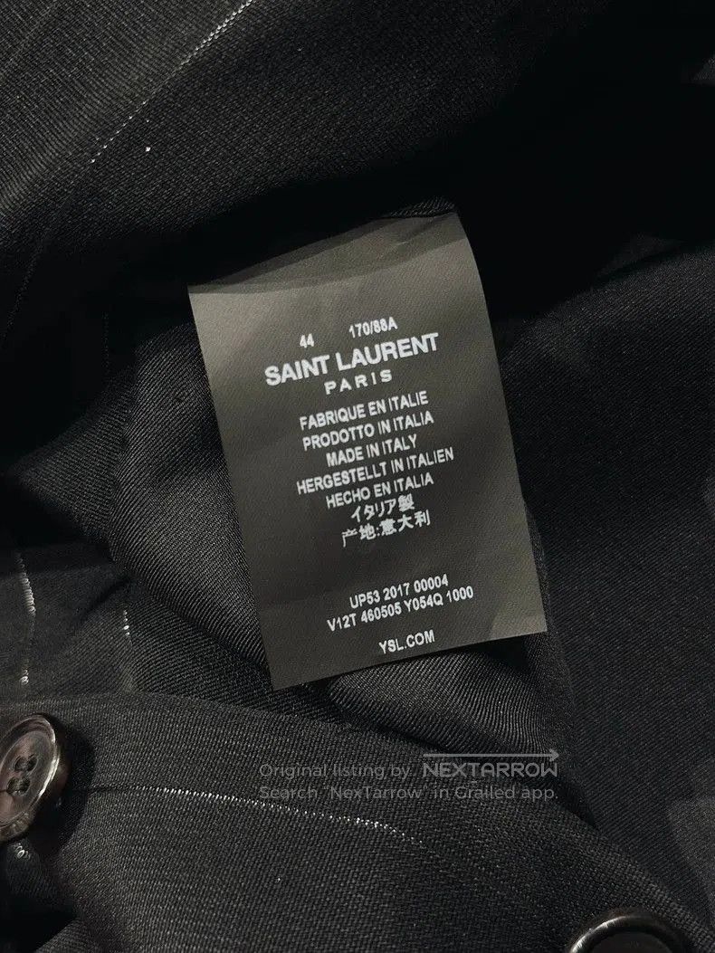 Other Saint Laurent Black Silver Stripe Blazer Size US S / EU 44-46 / 1 - 5 Thumbnail