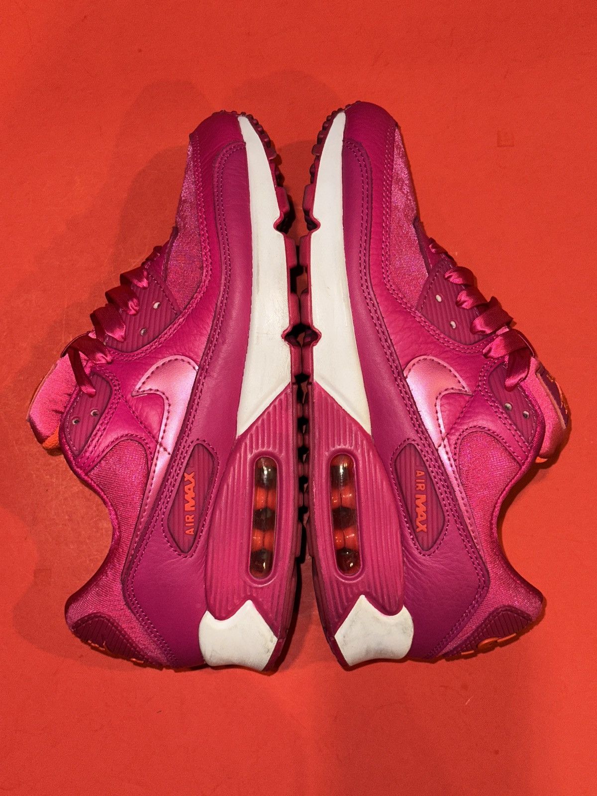 Nike Nike Air Max 90 'Valentine's Day' Pink Prime DQ7783-600 WMN Size US 9.5 / IT 39.5 - 4 Thumbnail