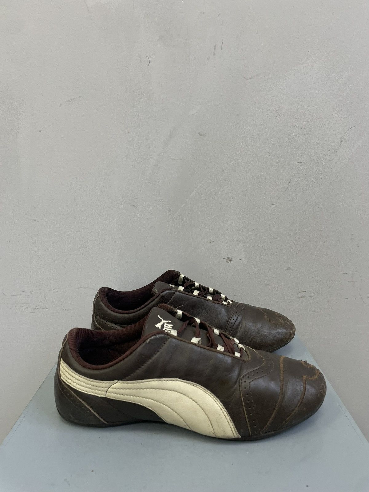 Puma hype brown leather mostro bubble puma speed cat shoes Size US 6 / IT 36 - 3 Thumbnail