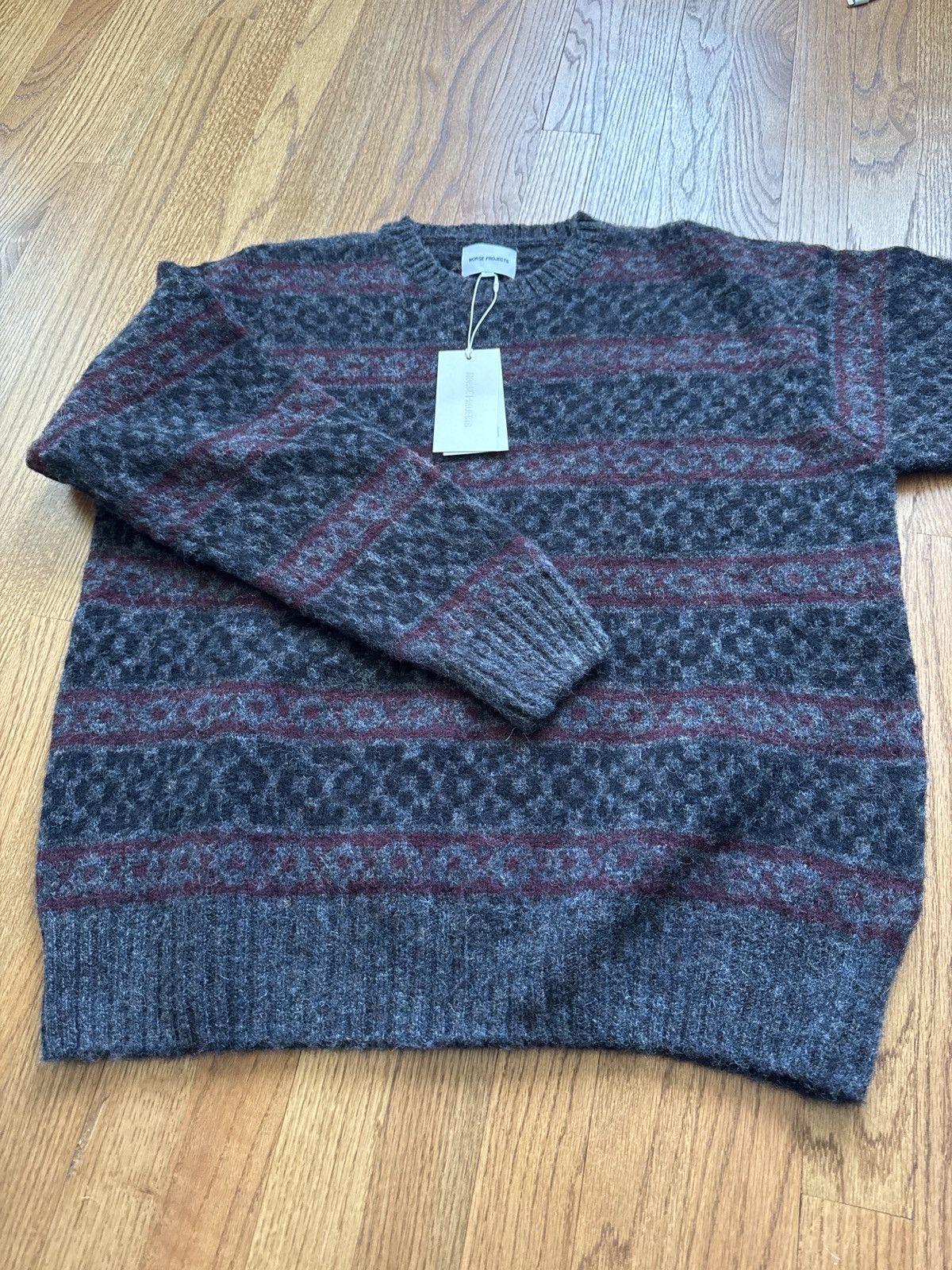 Norse Projects Jonas Scottish Lambswool Fair Isle - NORSE PROJECTS Size US M / EU 48-50 / 2 - 6 Thumbnail