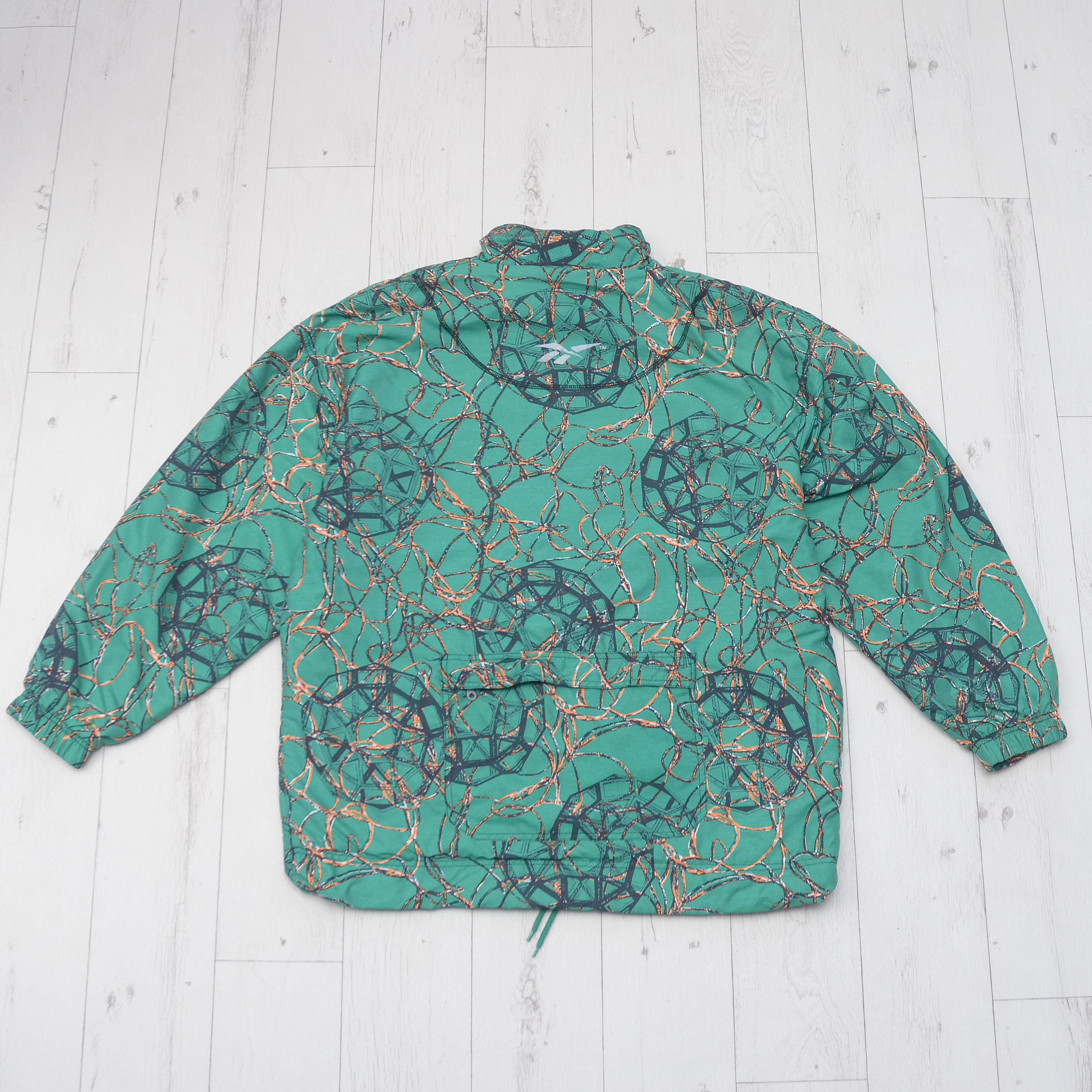Reebok × Vintage Very Rare Vintage Reebok Anorak Jacket Y2K Football Chains Size US XL / EU 56 / 4 - 12 Thumbnail
