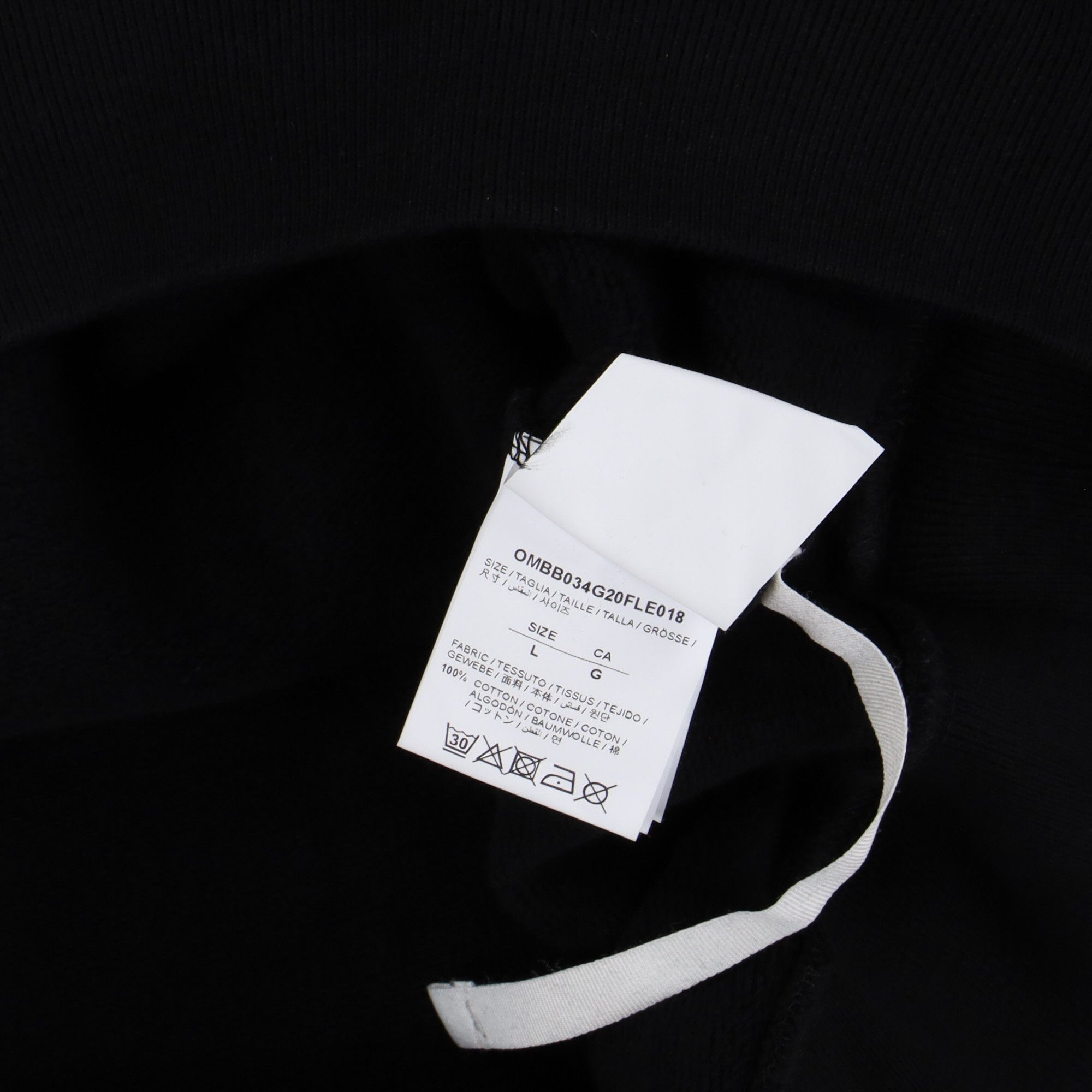 Off-White Black Tape Arrows Logo Hoodie Size US L / EU 52-54 / 3 - 7 Thumbnail