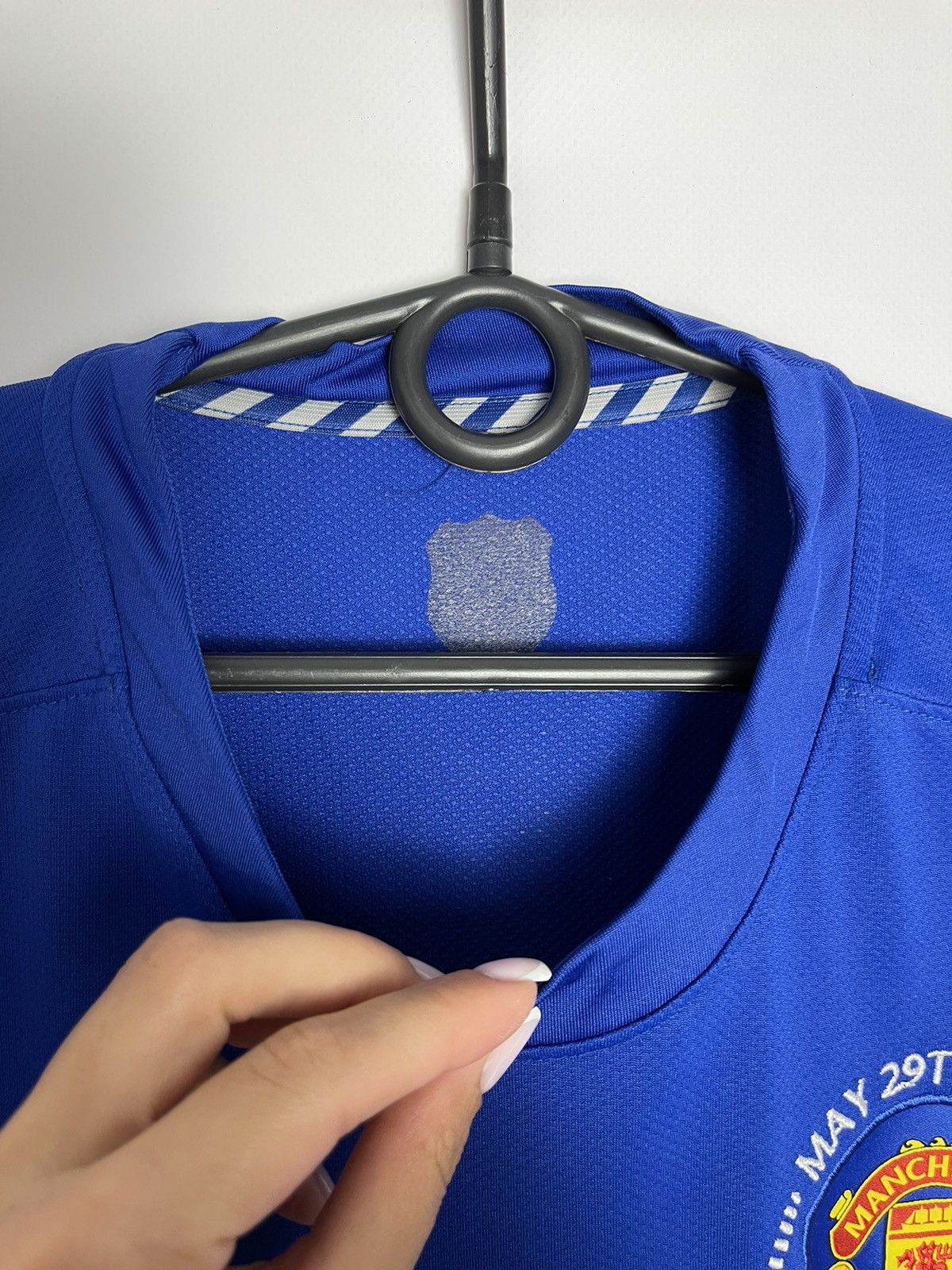 Nike × Vintage Vintage Nike Manchester United blue rare size M Size US M / EU 48-50 / 2 - 5 Thumbnail
