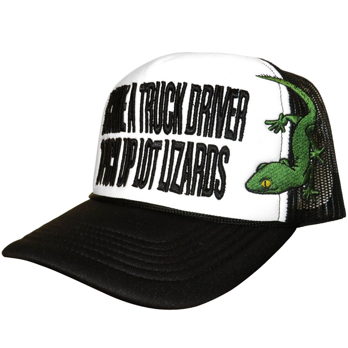 Other I BECAME A TRUCK DRIVER TO PICK UP LOT LIZARDS TRUCKER HAT Size ONE SIZE - 1 Thumbnail