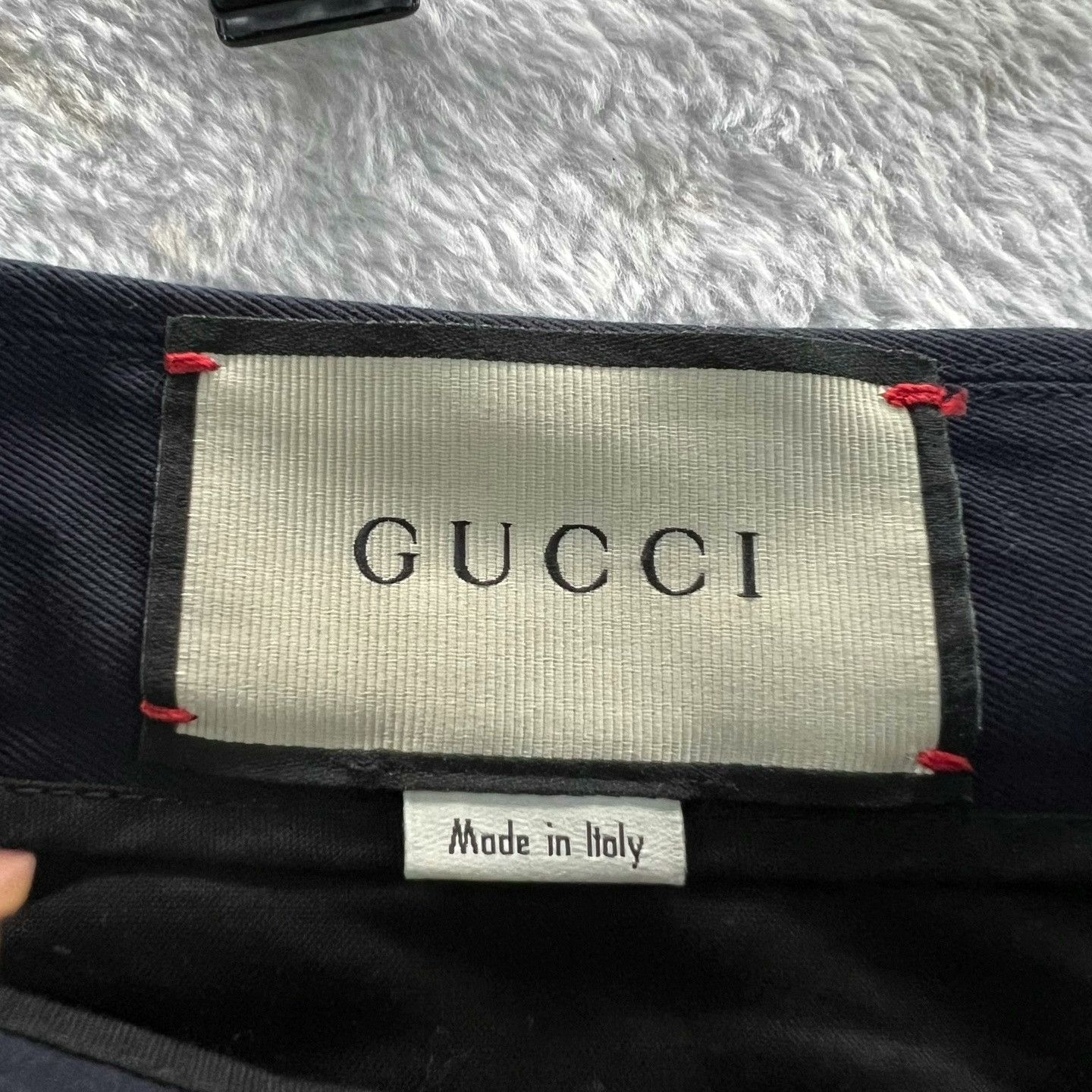 Gucci GUCCI Deep Blue Side Stripe Trousers Size US 28 / EU 44 - 3 Thumbnail