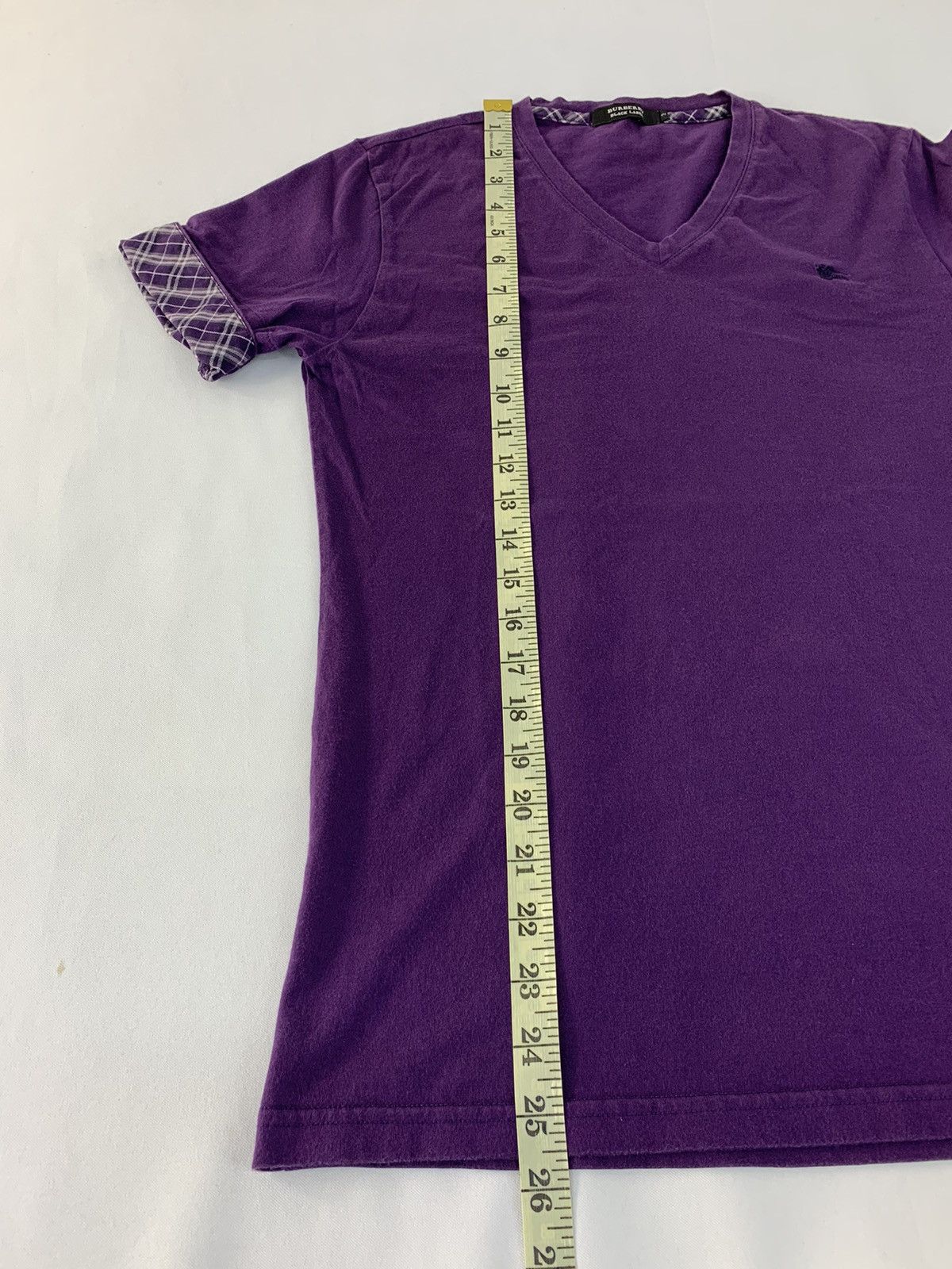 Burberry Burberry Black Label Nova Checked V Neck Printed Tee Size S / US 4 / IT 40 - 11 Thumbnail