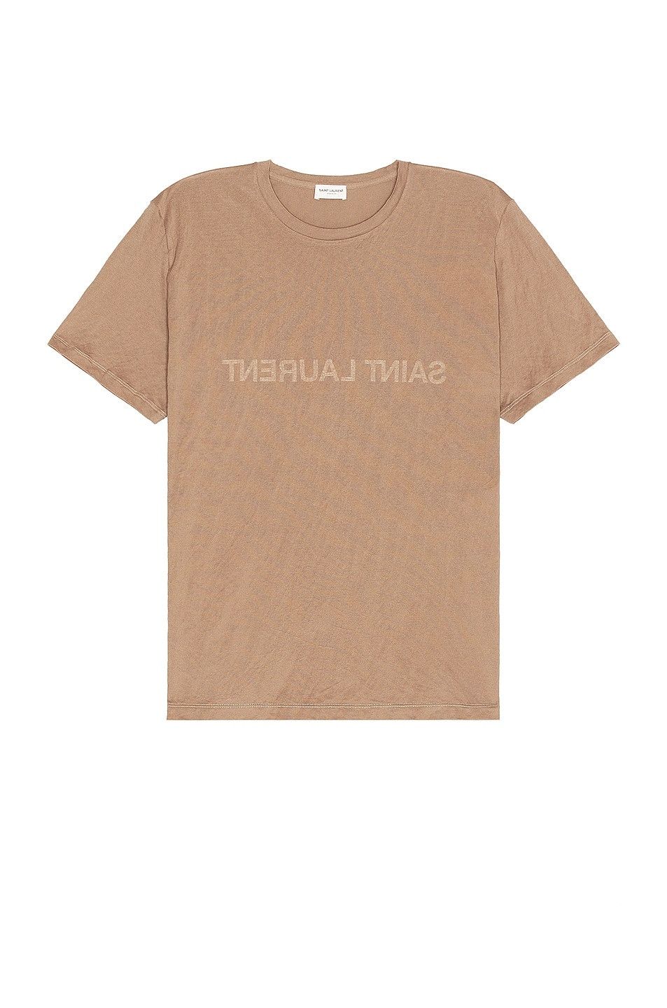 Saint Laurent Paris saint laurent reverse t-shirt beige Size US S / EU 44-46 / 1 - 1 Thumbnail