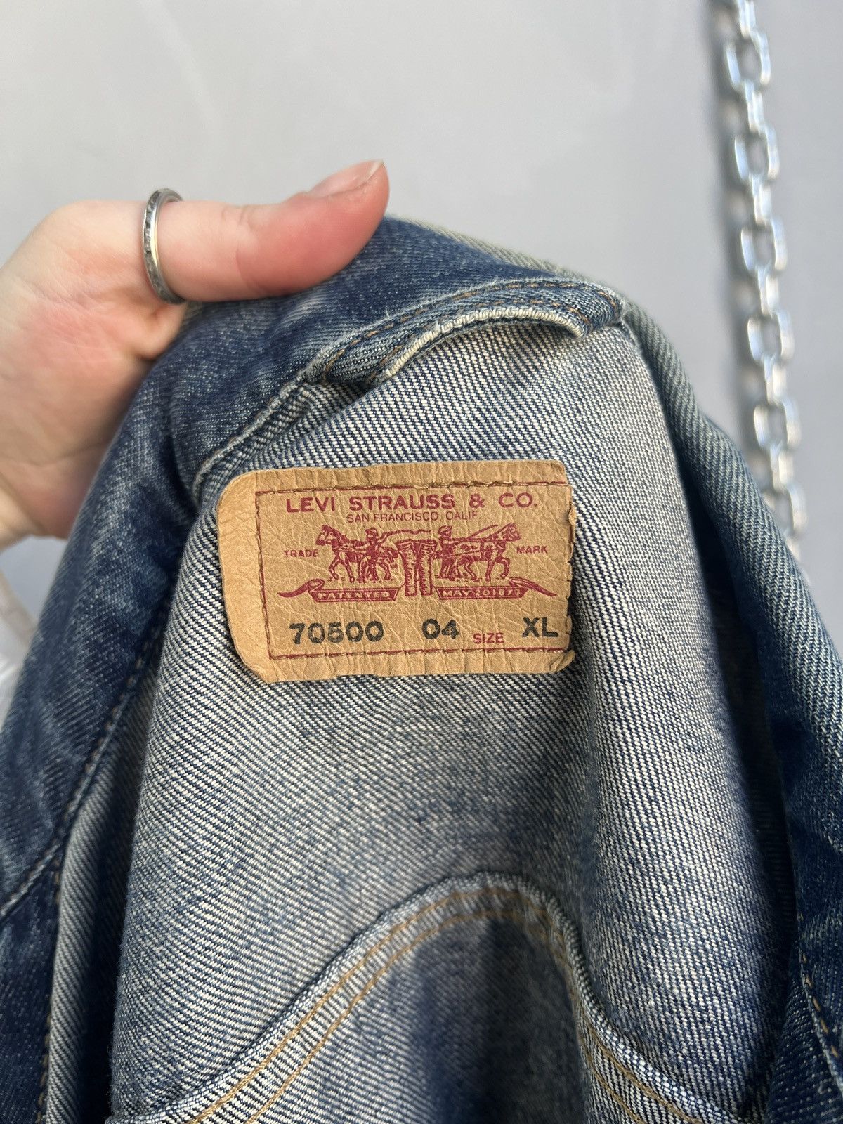 Levi's Levis Denim 90s trucker Jacket Blue Vintage y2k Size US XL / EU 56 / 4 - 11 Thumbnail