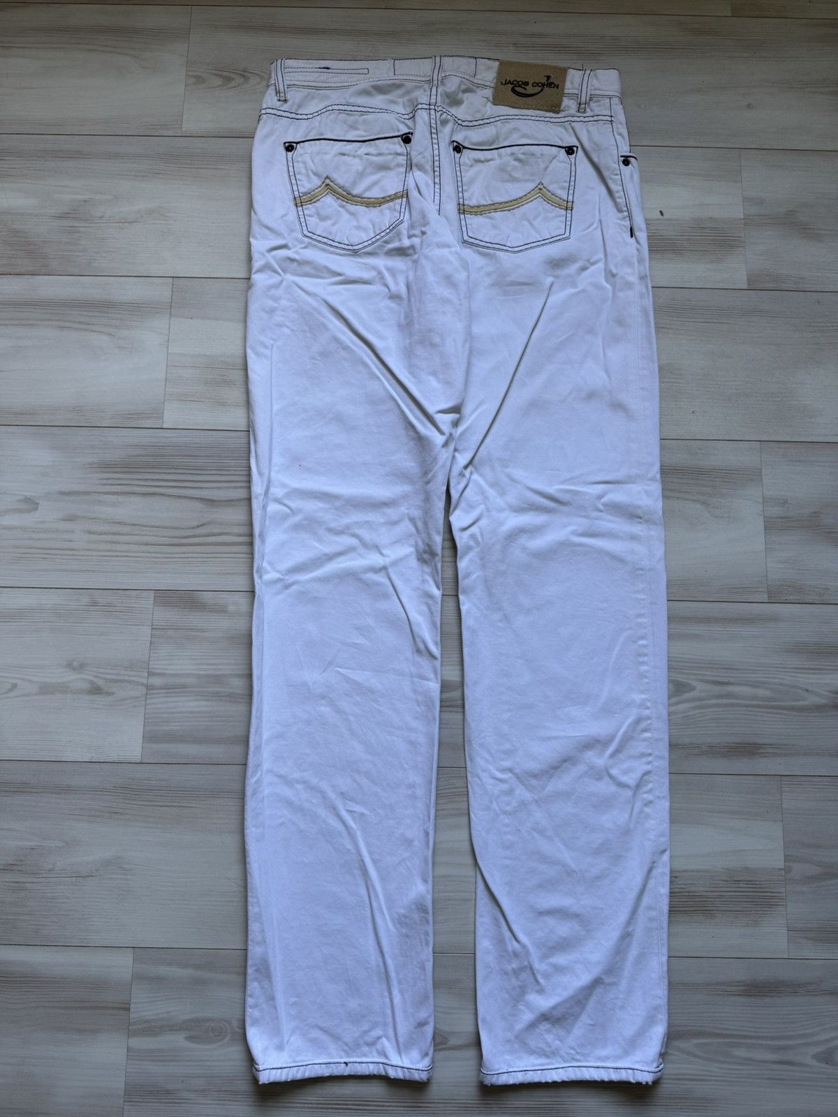 Designer × Jacob Cohen Jacob Cohen denim white jeans made in Italy Luxury designer Size US 36 / EU 52 - 13 Thumbnail