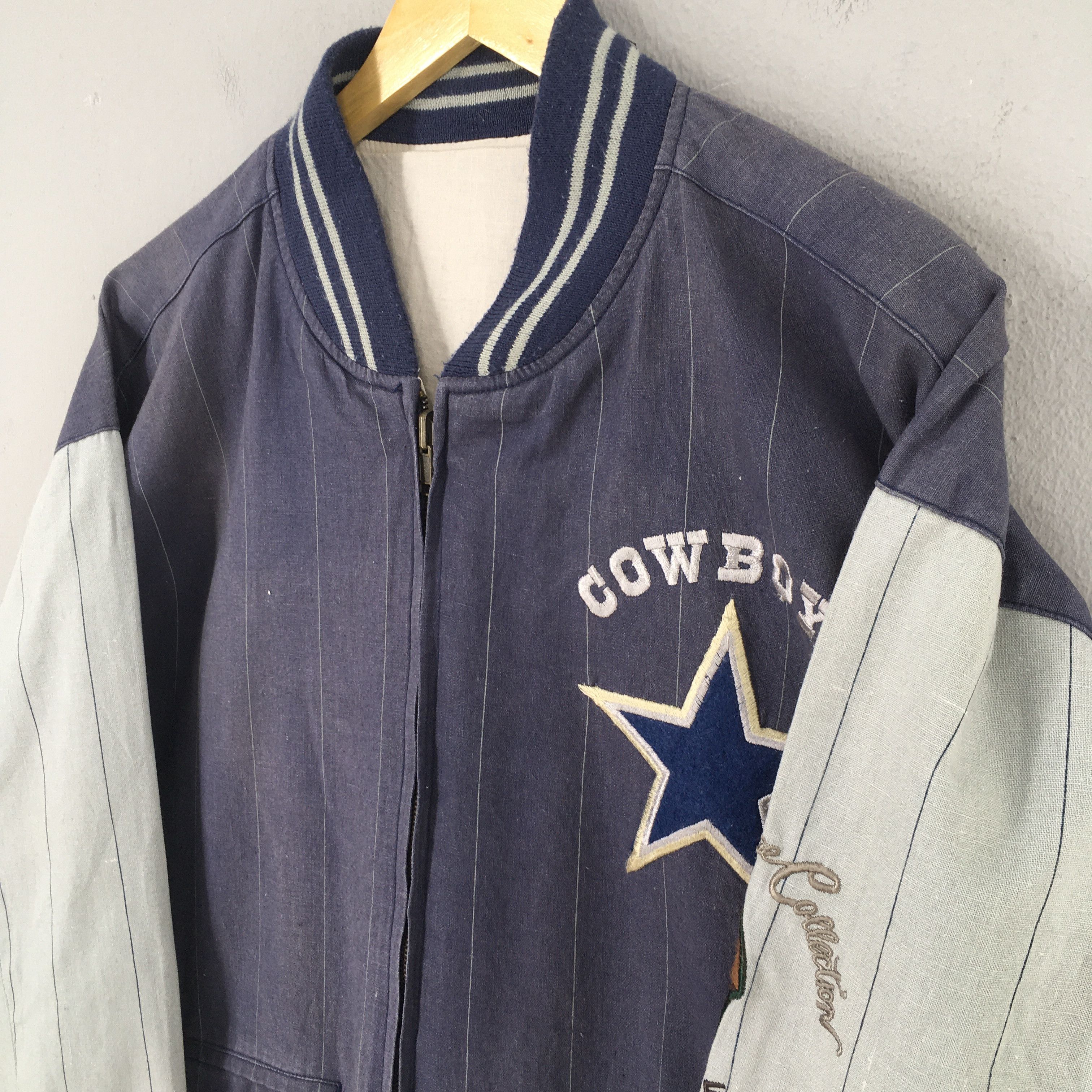 NFL Vintage 90s Dallas Cowboys NFL Varsity Jacket Medium Size US M / EU 48-50 / 2 - 5 Thumbnail