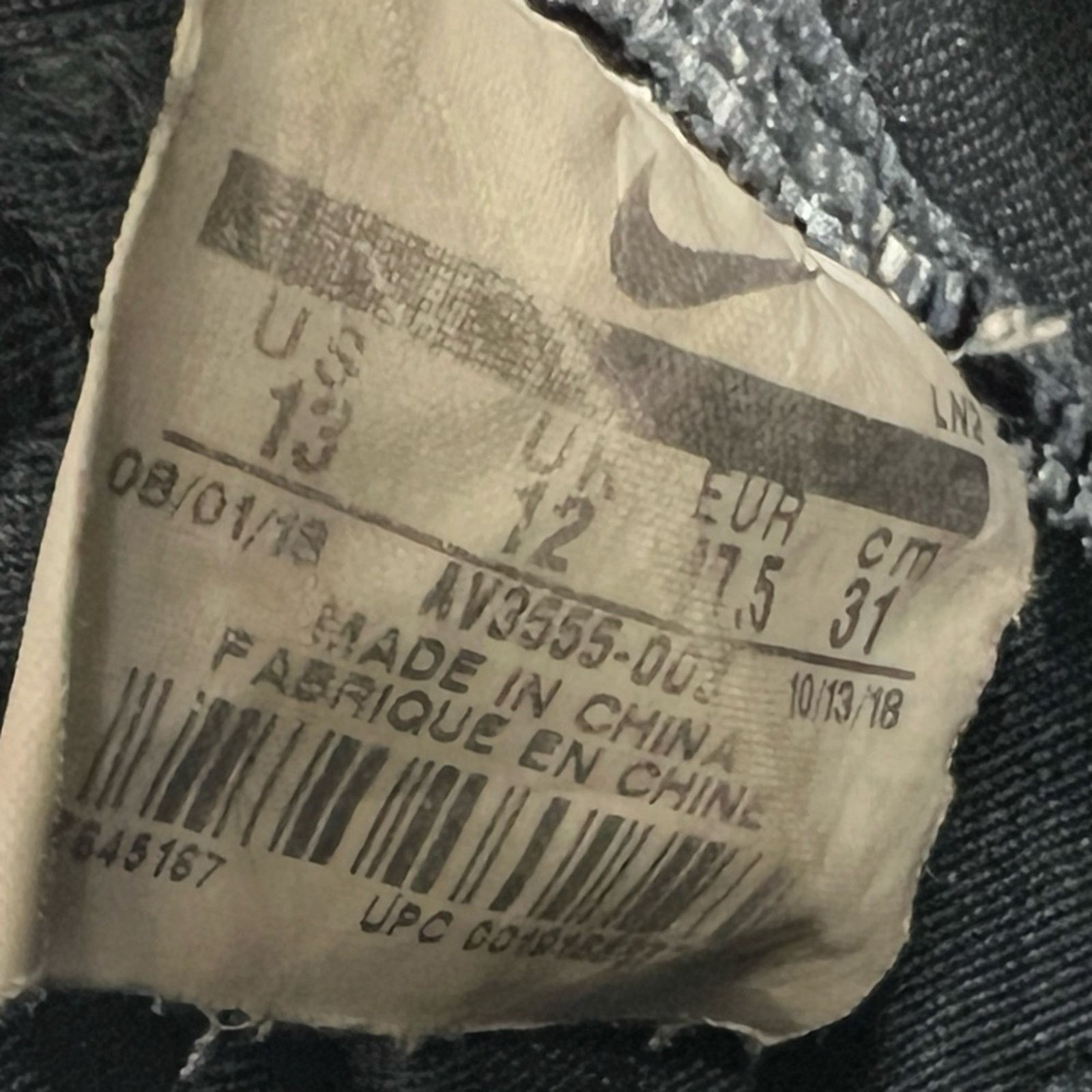 Nike Nike Kobe AD Chaos 2018 Shoes, Black/Racer Blue, RARE Size US 13 / EU 46 - 2 Thumbnail