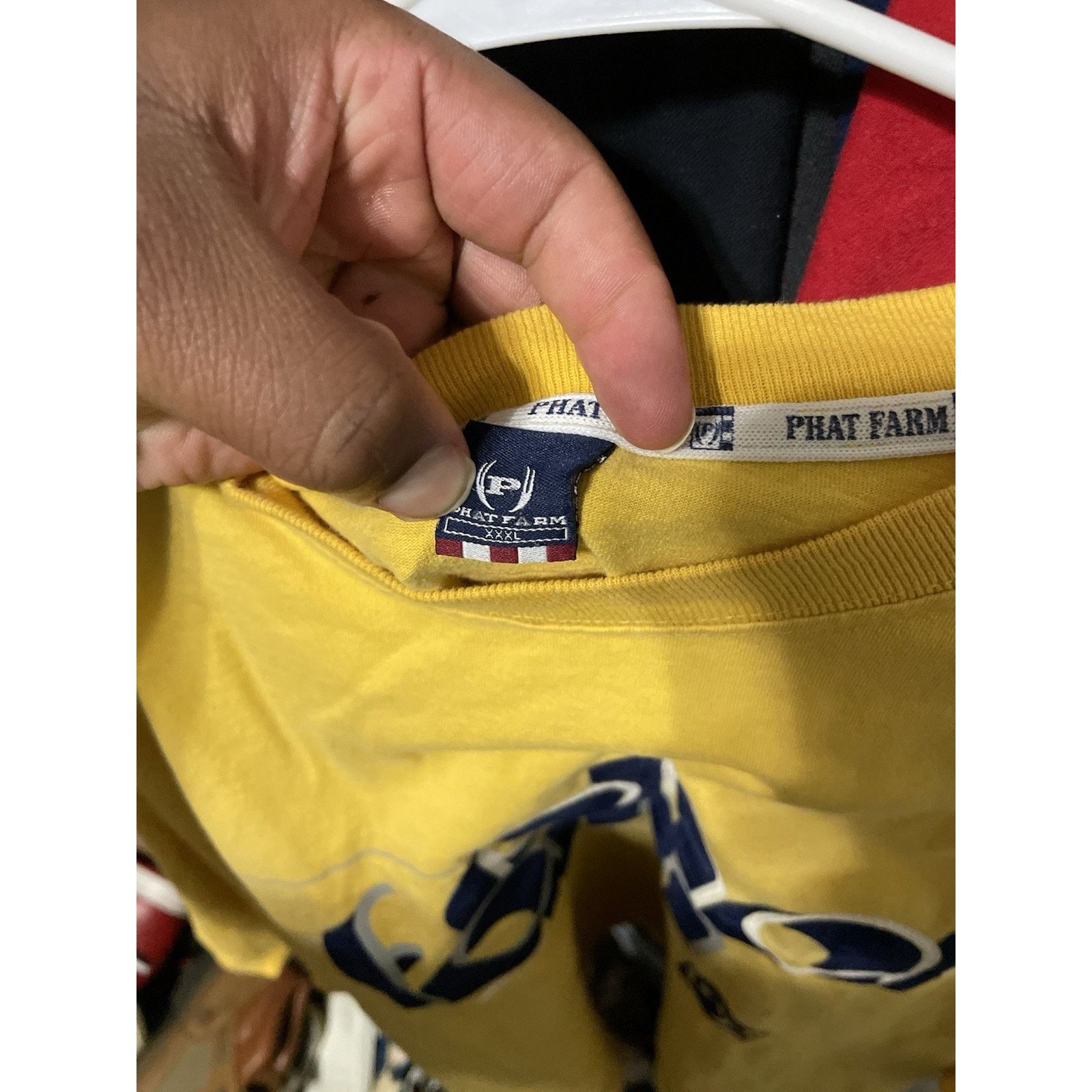 Phat Farm Size 3XL- Phat Farm Flava since 1992 Yellow T-shirt Felt Size US XXL / EU 58 / 5 - 3 Thumbnail