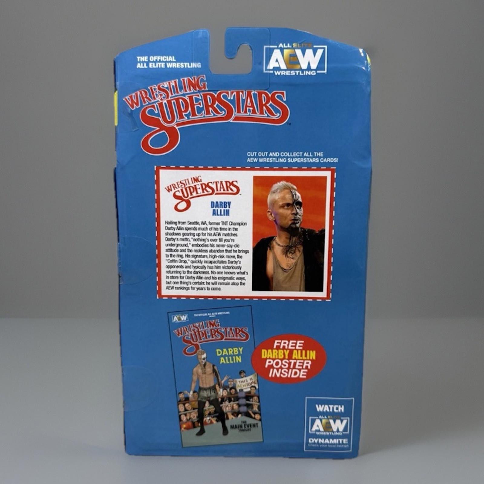 Other Darby Allin AEW Wrestling Superstars #33 Series 5 w/ Poster Size ONE SIZE - 3 Thumbnail