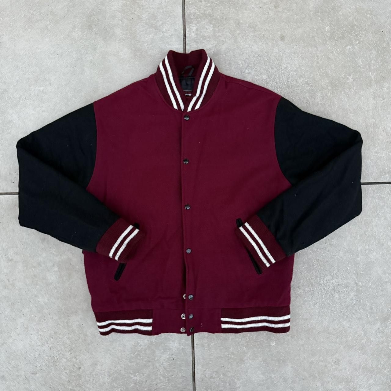 Vintage Varsity Vintage 90s Wool Jacket Retro Size US XL / EU 56 / 4 - 1 Thumbnail