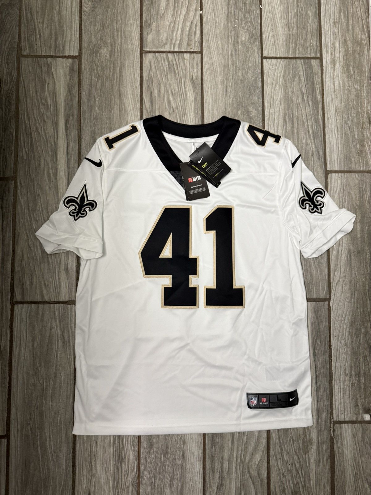 NFL Nike New Orleans Saints #41 Alvin Kamara On Field