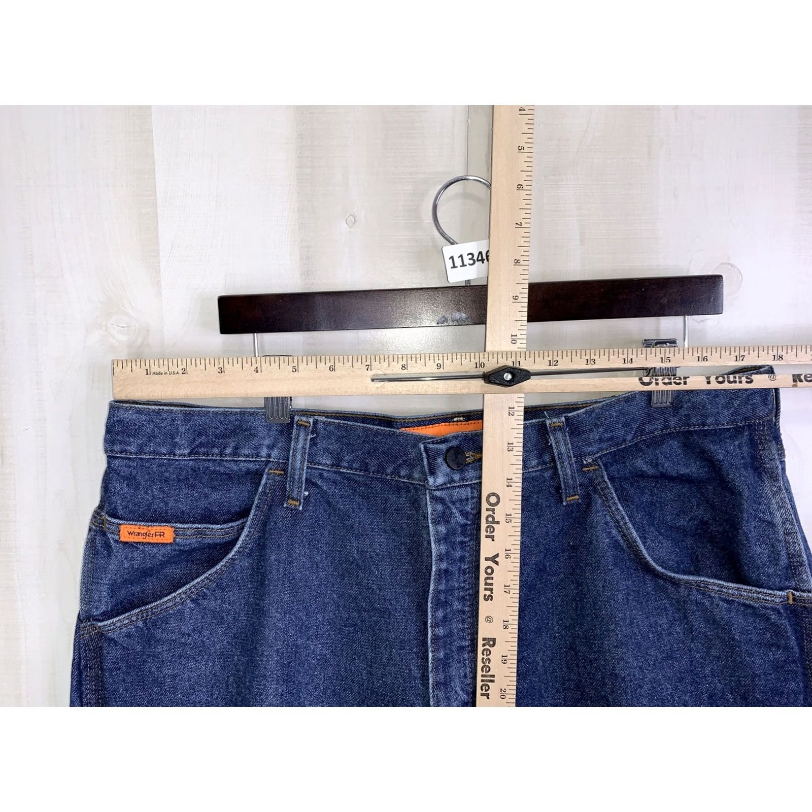 Wrangler Wrangler Jeans Mens 38x30 Flame-Resistant ARC Denim Work Straight Warp Riggs Size US 38 / EU 54 - 2 Thumbnail