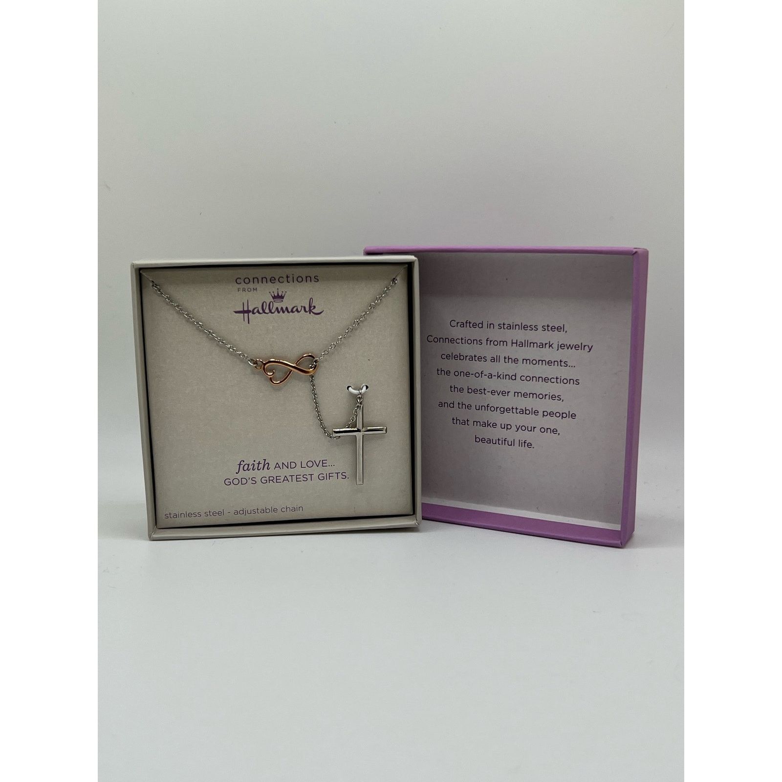 Other NWT-Hallmark Stainless Steel Cross Infinity Lariat Pendant Size ONE SIZE - 1 Thumbnail