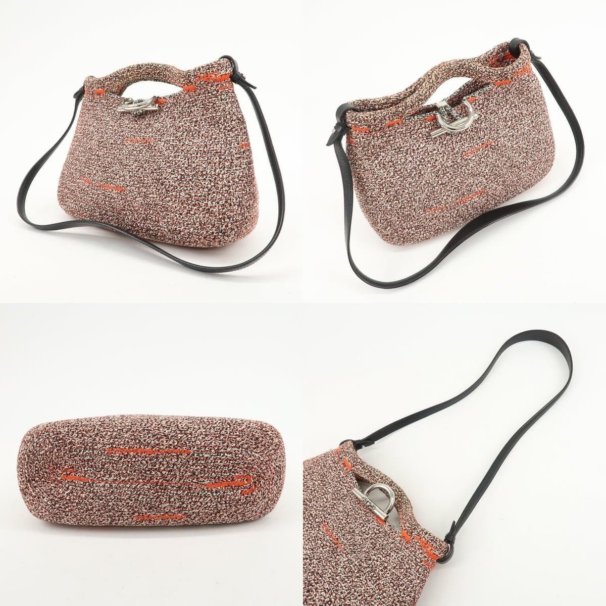 Balenciaga Balenciaga Zigzagger Canvas & Leather Shoulder Bag Size ONE SIZE - 3 Thumbnail