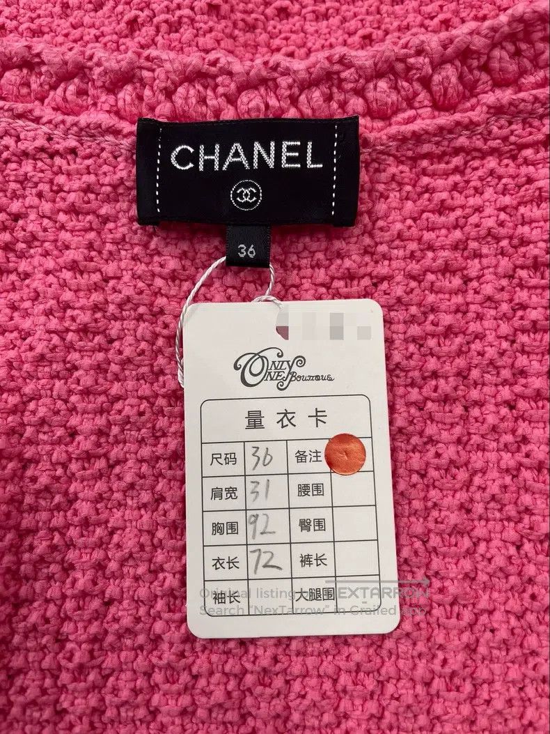 Chanel Chanel Watermelon red knitted vest Size XS / US 0-2 / IT 36-38 - 4 Thumbnail
