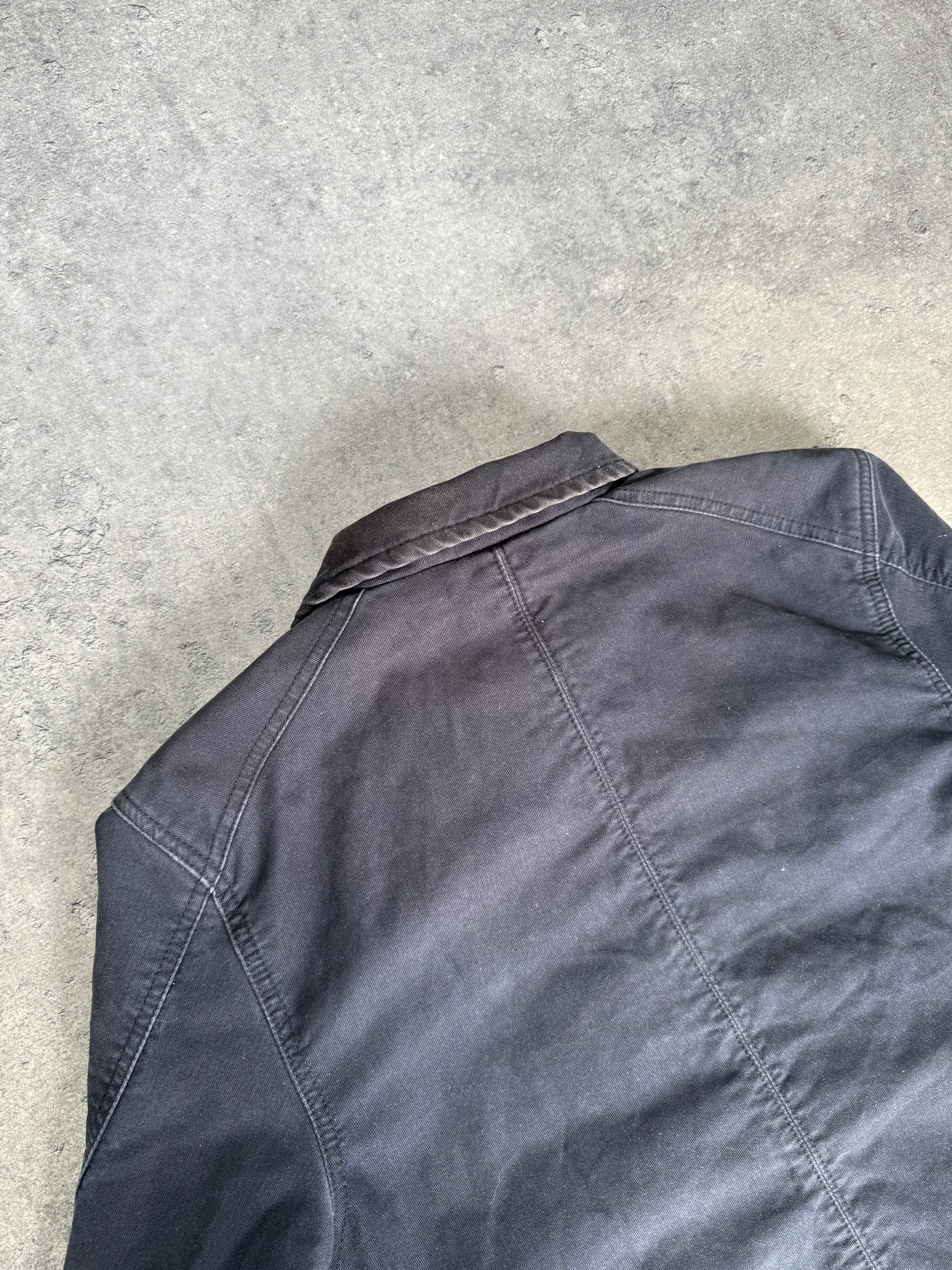 Nike Vintage 00s Nike denim distressed faded jacket work RARE Size US S / EU 44-46 / 1 - 12 Thumbnail