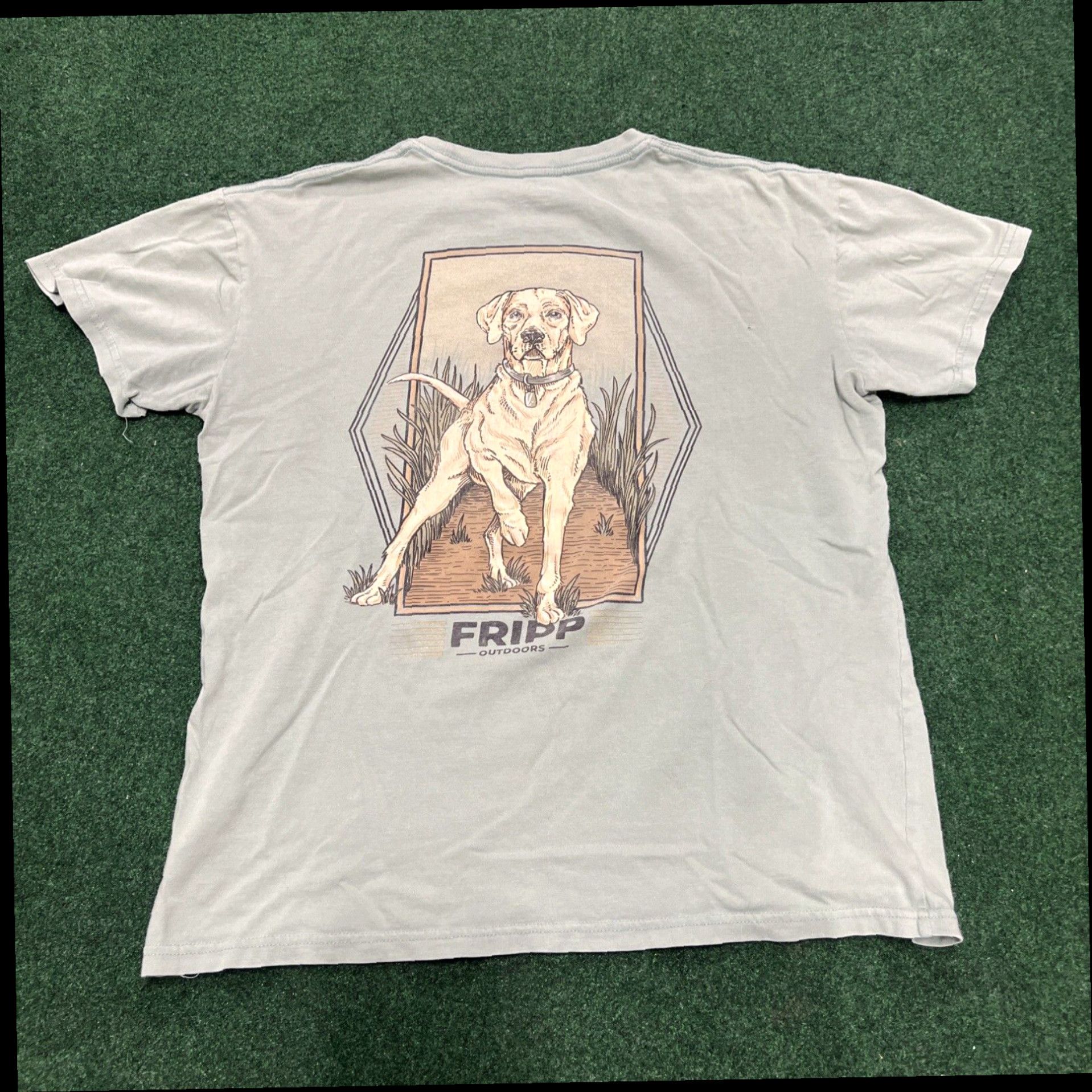 Doublet Fripp & Folly Shirt Adult Small Faded Green Double Sided Graphic Pocket Unisex Size US S / EU 44-46 / 1 - 1 Thumbnail