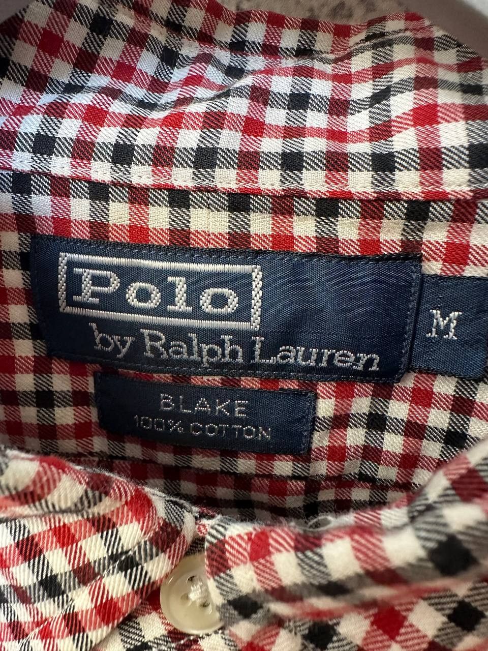 Polo Ralph Lauren × Vintage Polo Ralph Lauren Vintage Plaid Shirt Blake Button Up LS Size US M / EU 48-50 / 2 - 11 Thumbnail