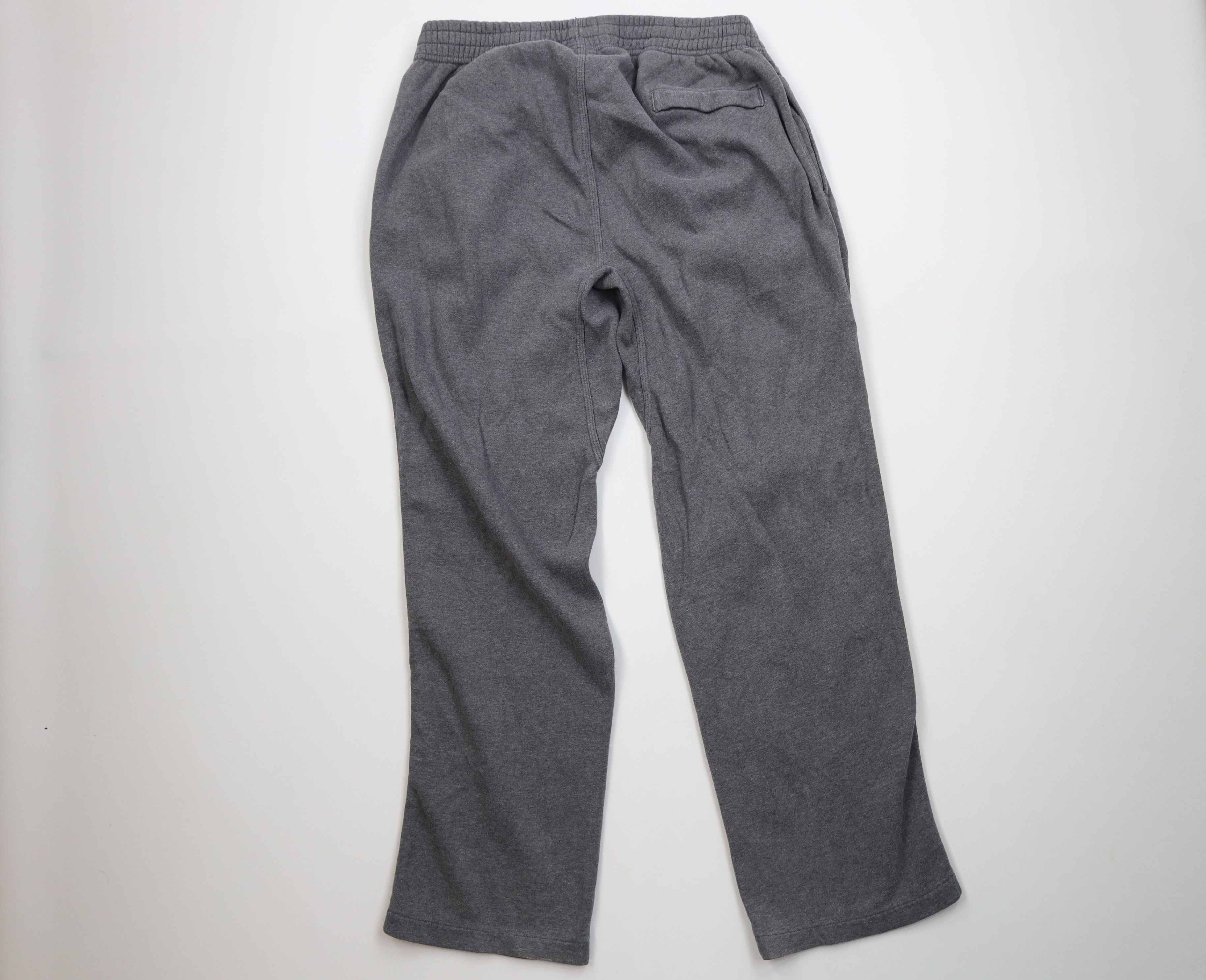 Nike Vintage Y2K Nike Scot Mini Swoosh Wide Leg Sweatpants Gray Size US 36 / EU 52 - 10 Thumbnail