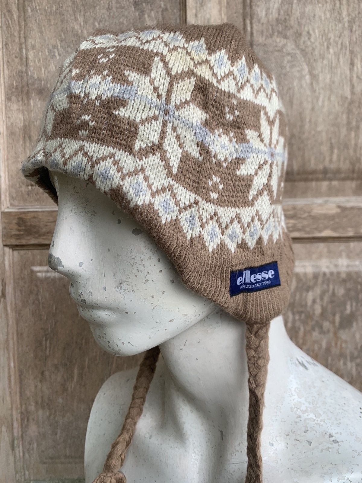 Ellesse × Vintage Ellesse Beanie Japanese Brand Size ONE SIZE - 2 Thumbnail