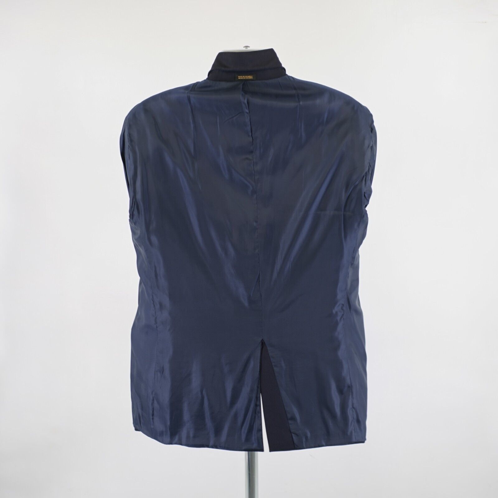 Stafford DAMAGED Stafford Wool Blue 2 Gold Button Blazer 44R Tagged 4 Size 44R - 13 Thumbnail