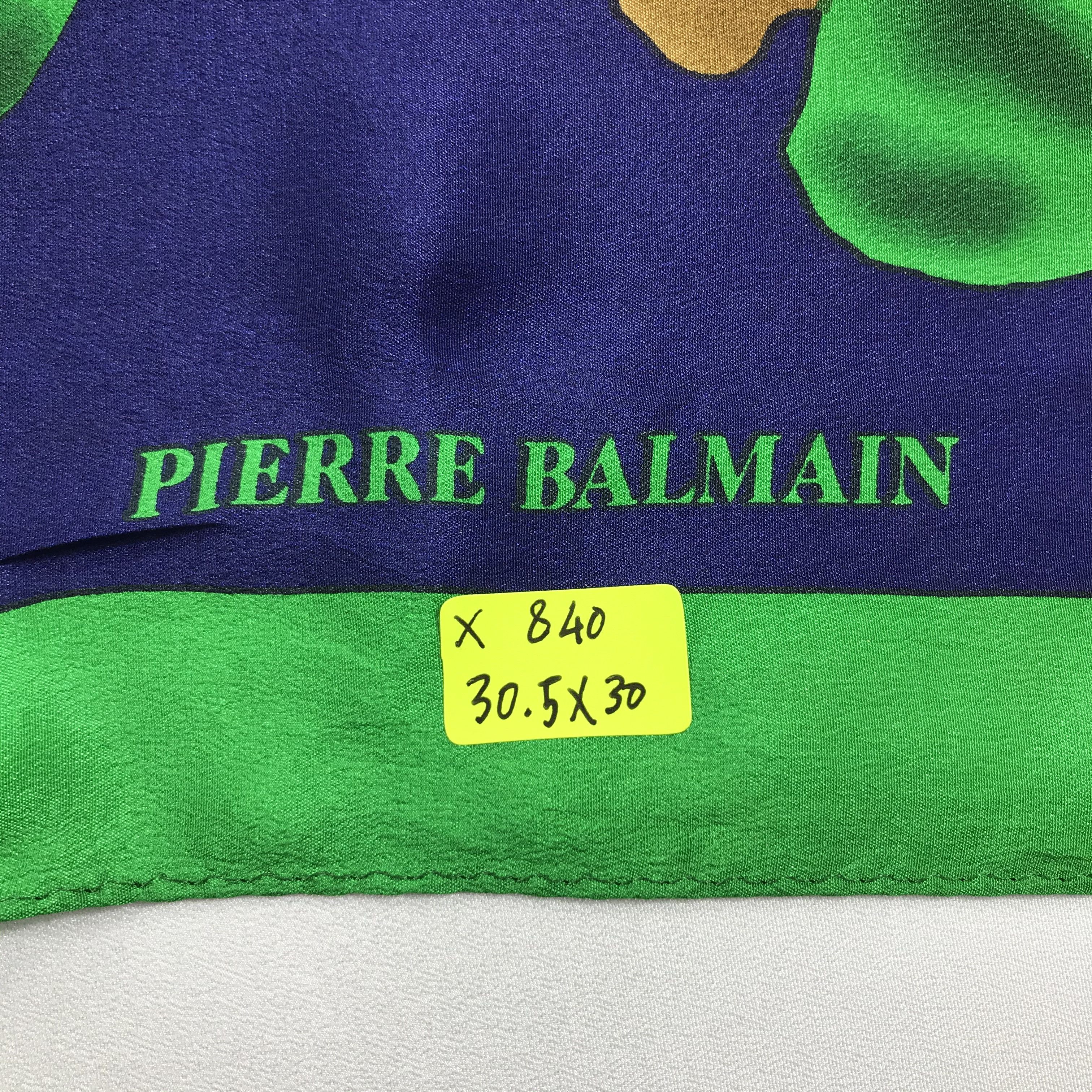 Pierre Balmain Vintage Pierre Balmain Silk Scarf Size ONE SIZE - 6 Thumbnail