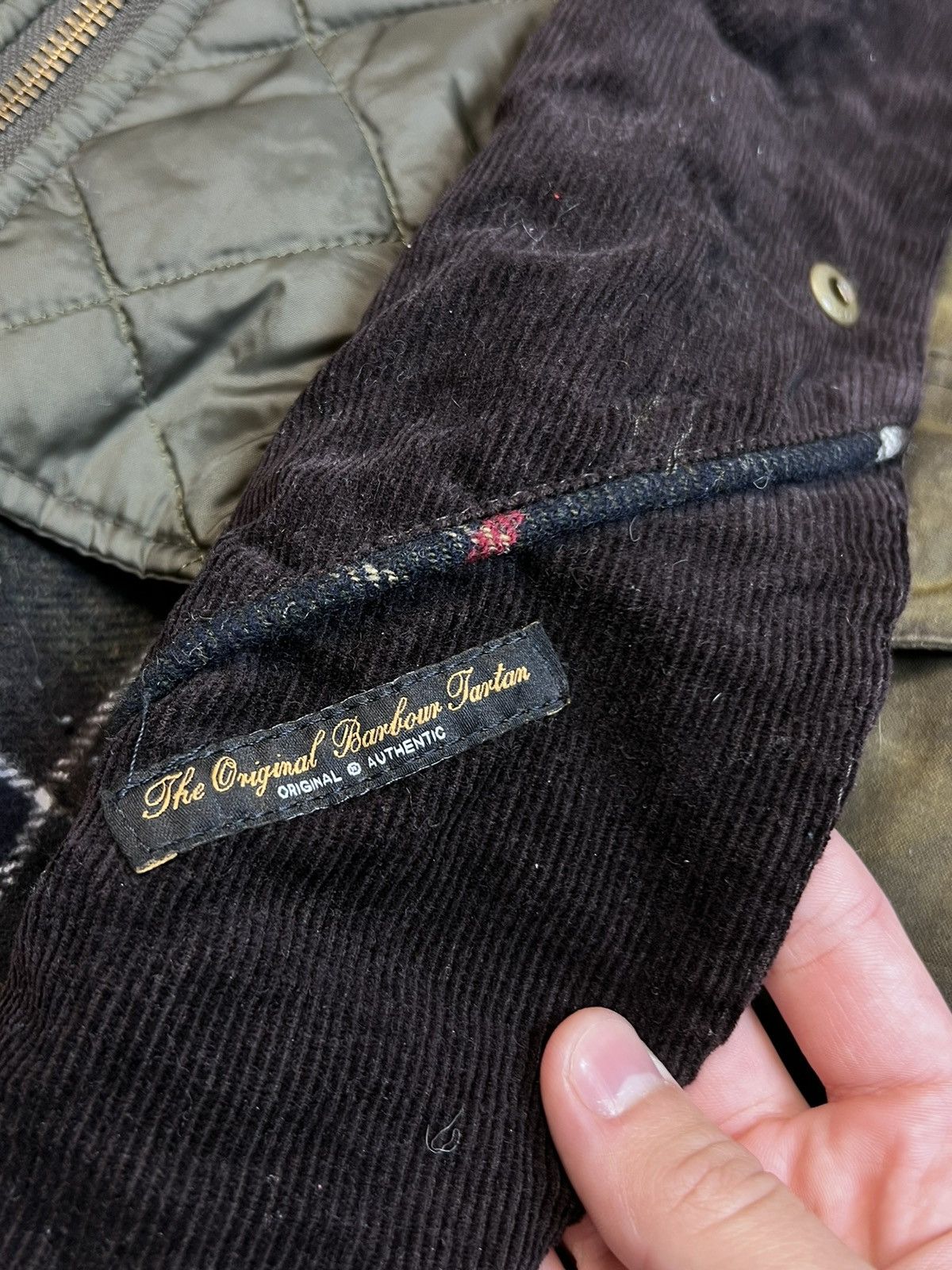 Barbour Barbour Ogston Green Waxed Jacket with Elbow Size US S / EU 44-46 / 1 - 15 Thumbnail