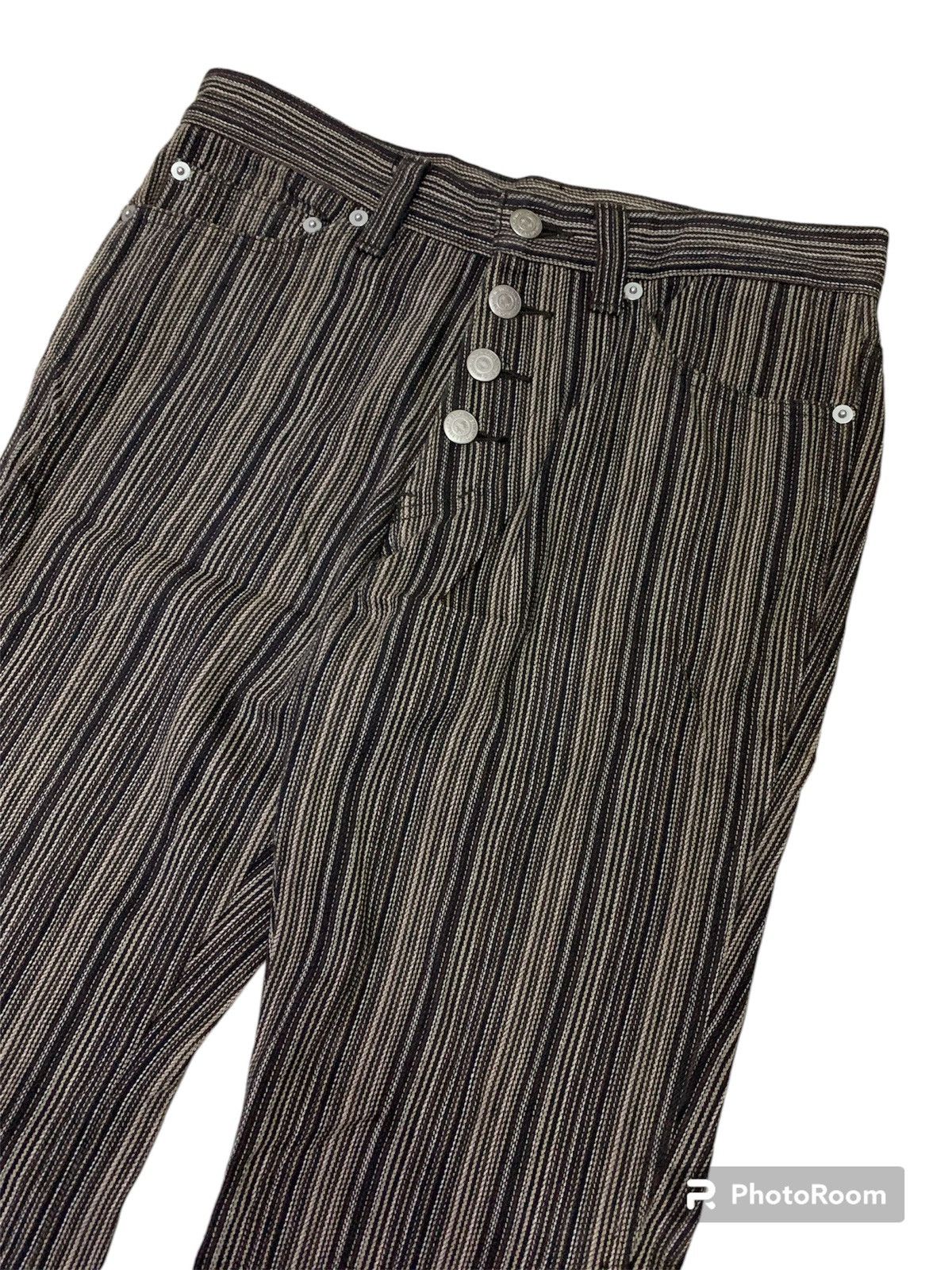 Tornado Mart 💥Avant-Garde Flare Tornado Mart Zip Pant Size US 28 / EU 44 - 4 Thumbnail