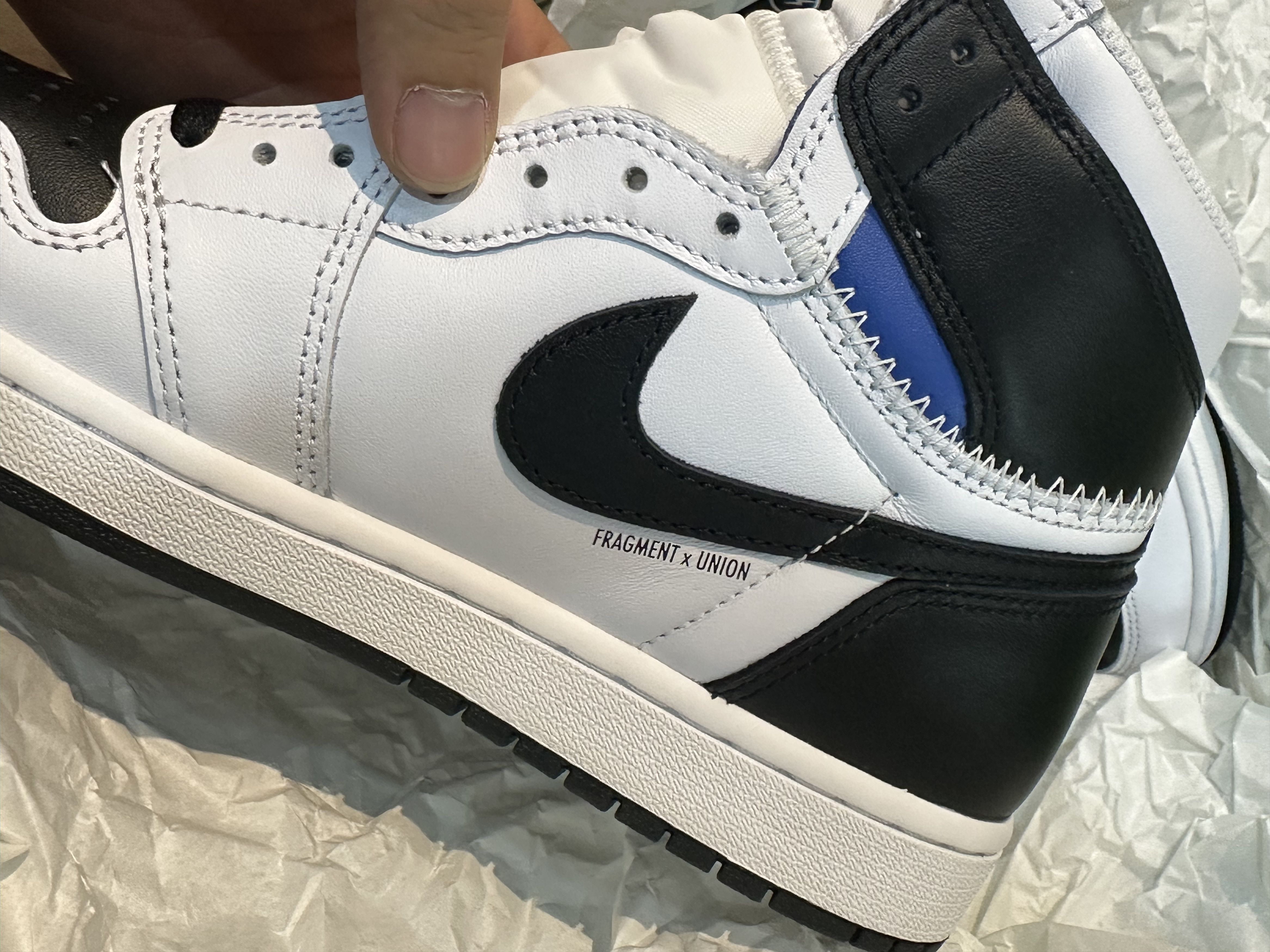 Fragment Design × Nike Jordan 1 Retro High OG SP Fragment x Union LA White Black Size US 9 / EU 42 - 10 Thumbnail