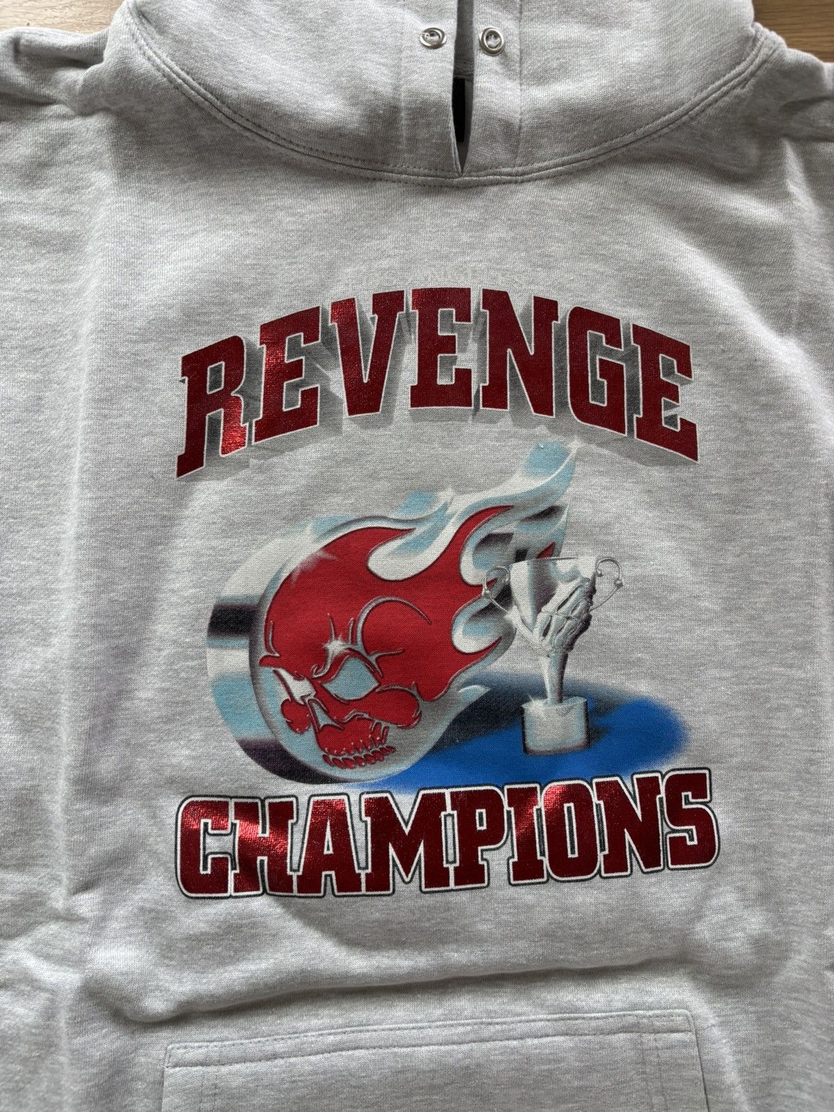 Revenge Revenge Champions Trophy Grey Hoodie Size US L / EU 52-54 / 3 - 4 Thumbnail