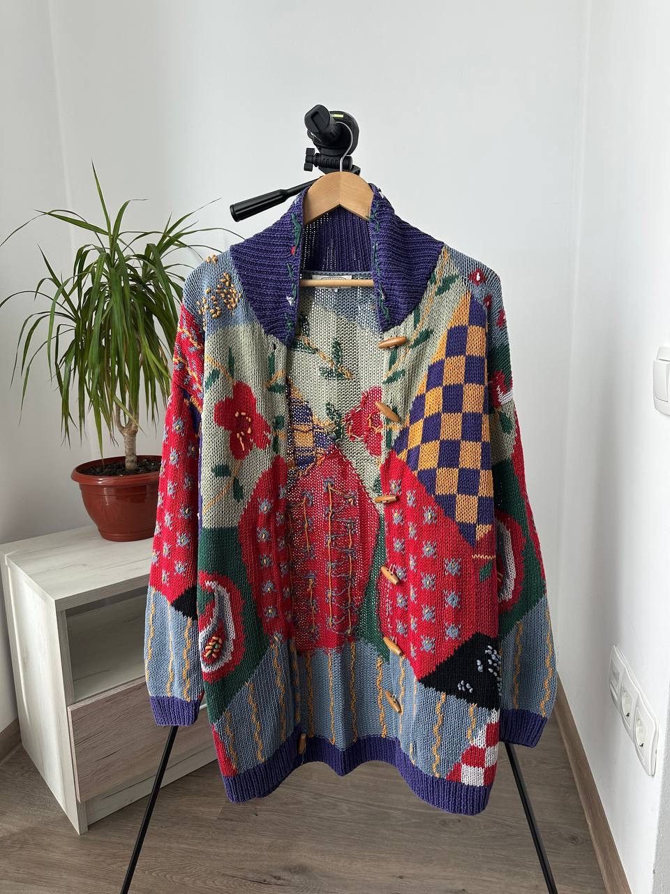 Japanese Brand × Vintage Vintage Japanese Cardigan Distressed Knit Vanessa. A Sweater Size US XL / EU 56 / 4 - 13 Thumbnail