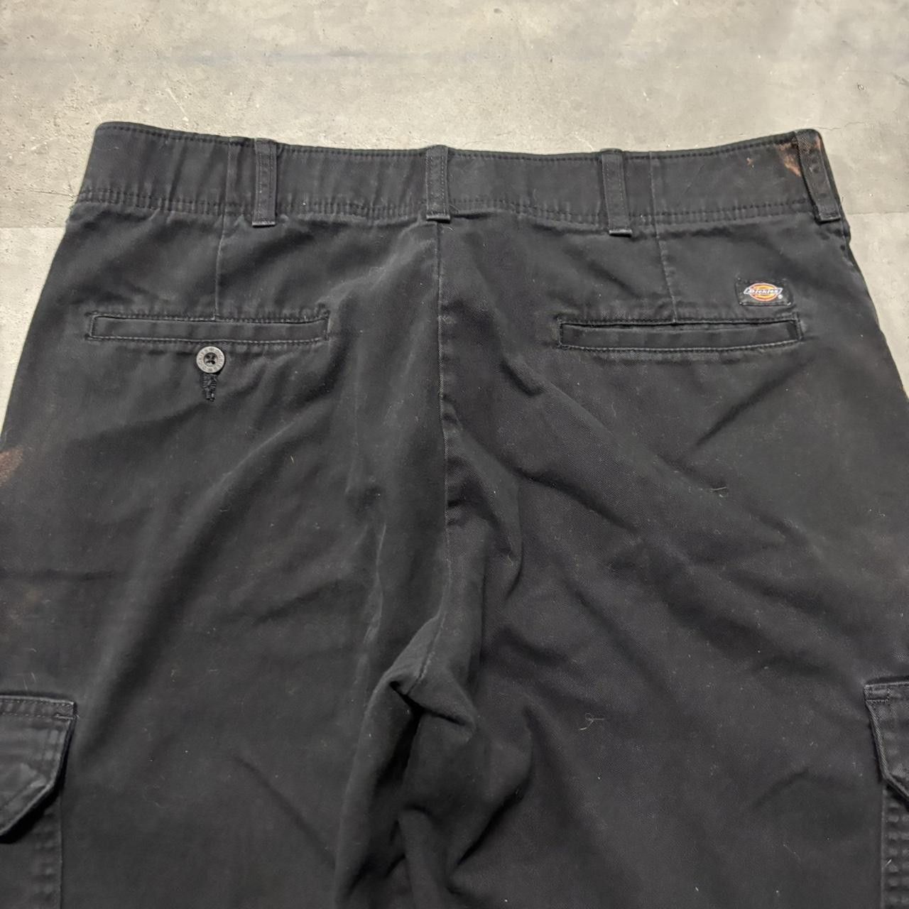 Japanese Brand × Vintage Crazy Vintage Y2K/2000s Faded Black Skater Cargo Pants! Size US 33 - 7 Thumbnail