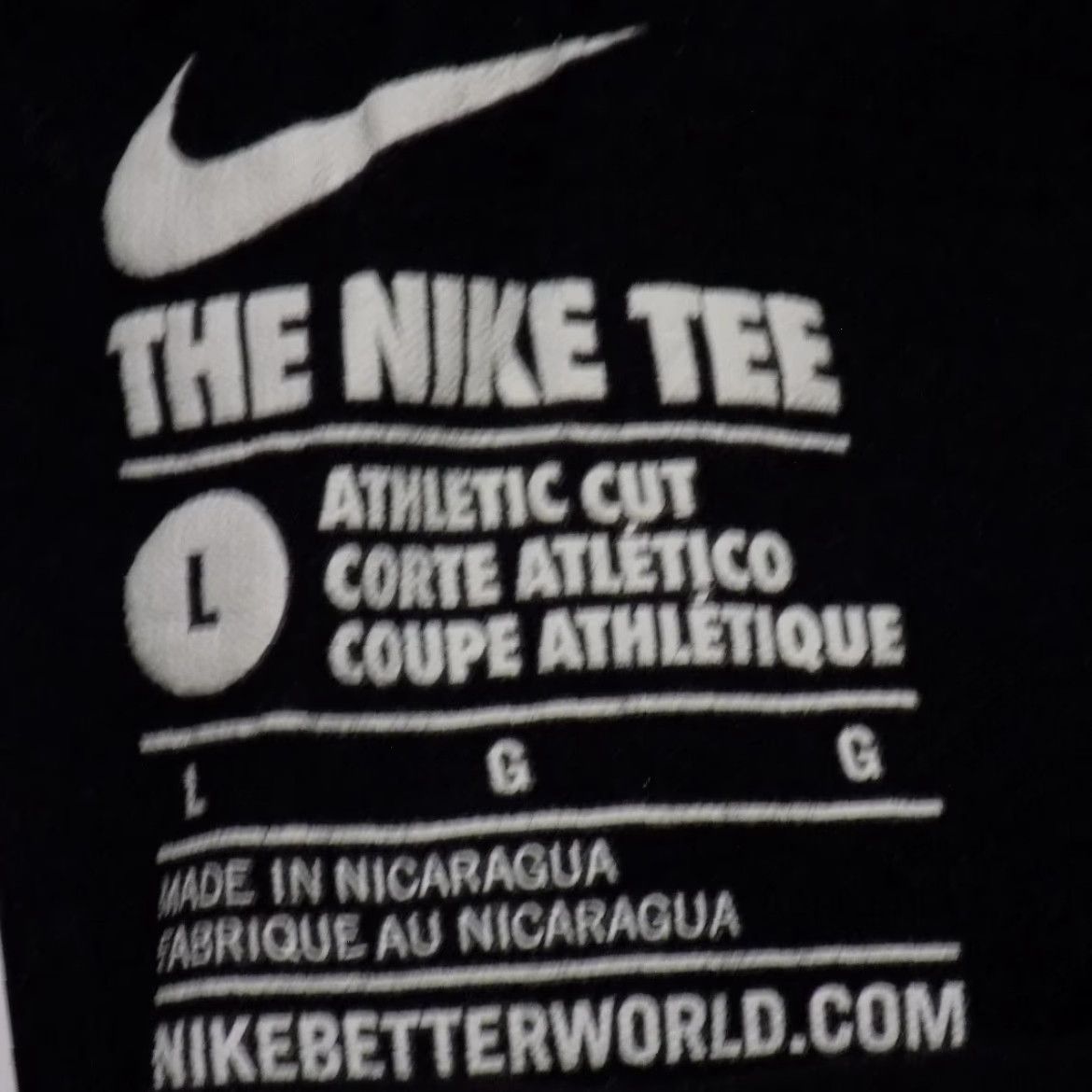 Nike Nike Just Do It Solid T-Shirt Black Men's L Shirt Size US L / EU 52-54 / 3 - 4 Thumbnail