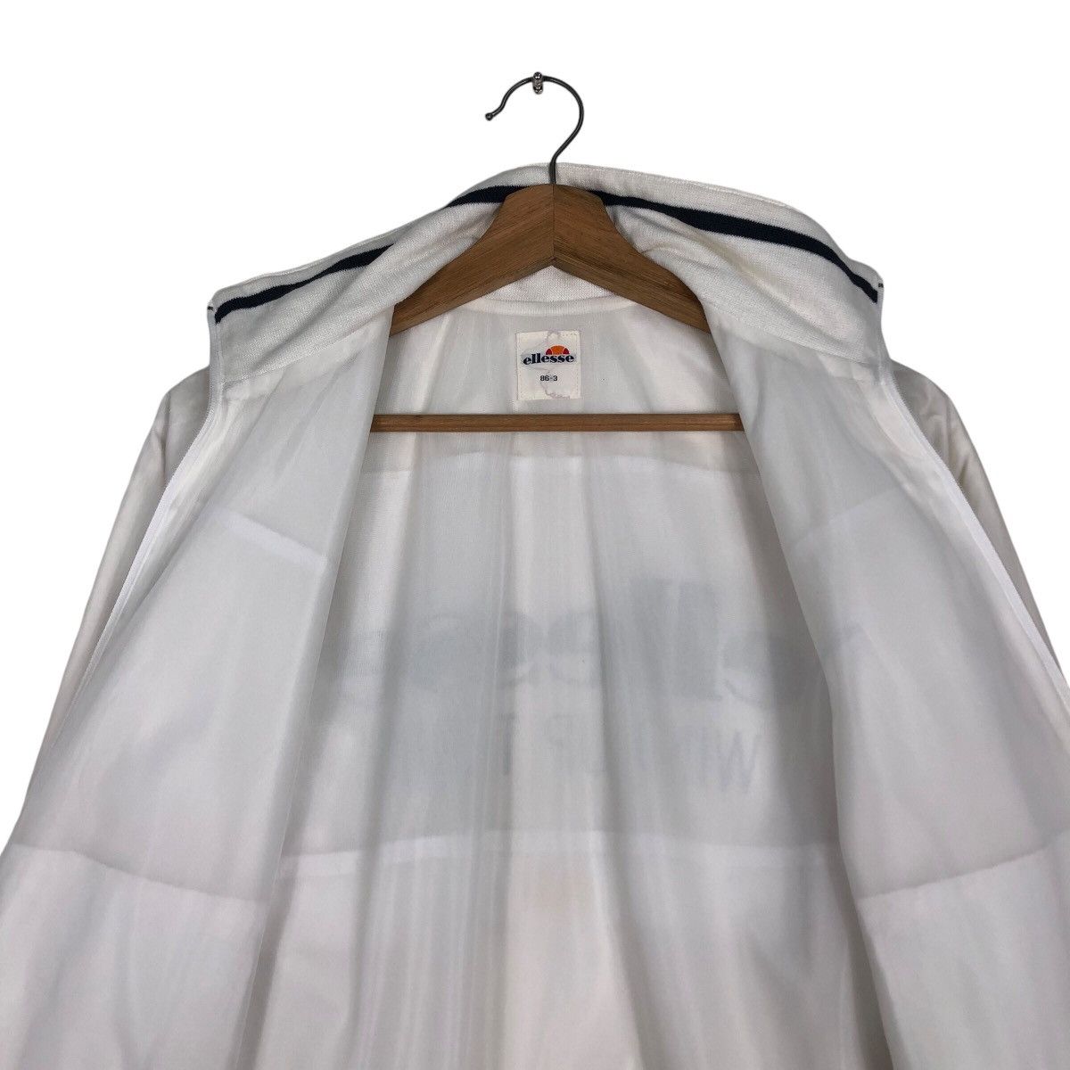 Japanese Brand 📌Vintage Bomber Jacket Ellesse Wind Up Tennis Big Logo Size US M / EU 48-50 / 2 - 15 Thumbnail