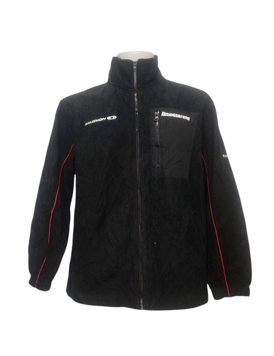 Japanese Brand × Salomon × Vintage Vintage Bridgestone X Salomon X Blizzak fleece jacket Size US XL / EU 56 / 4 - 1 Thumbnail